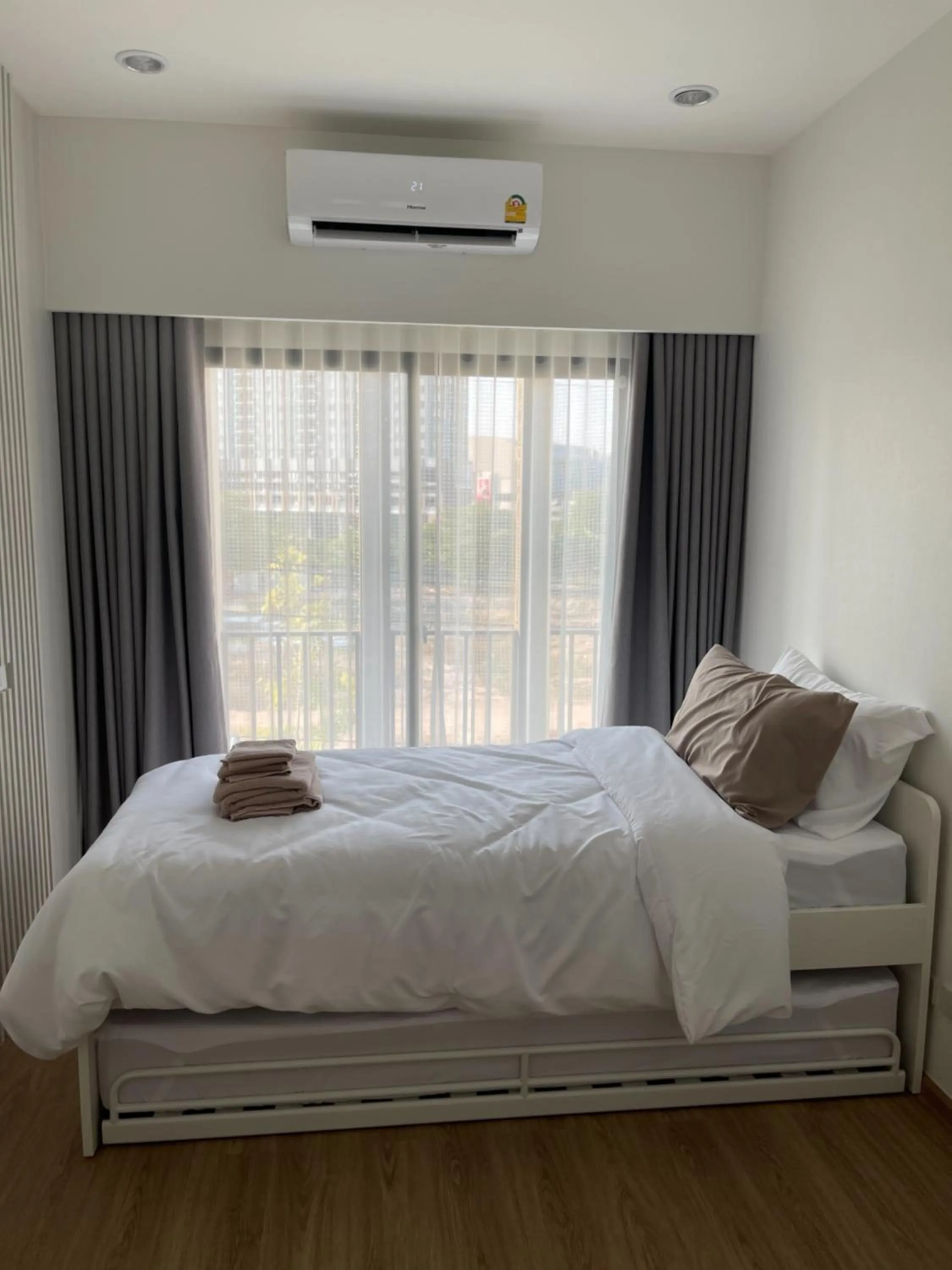 Bedroom, Bed in New Townhouse @Central Rayong