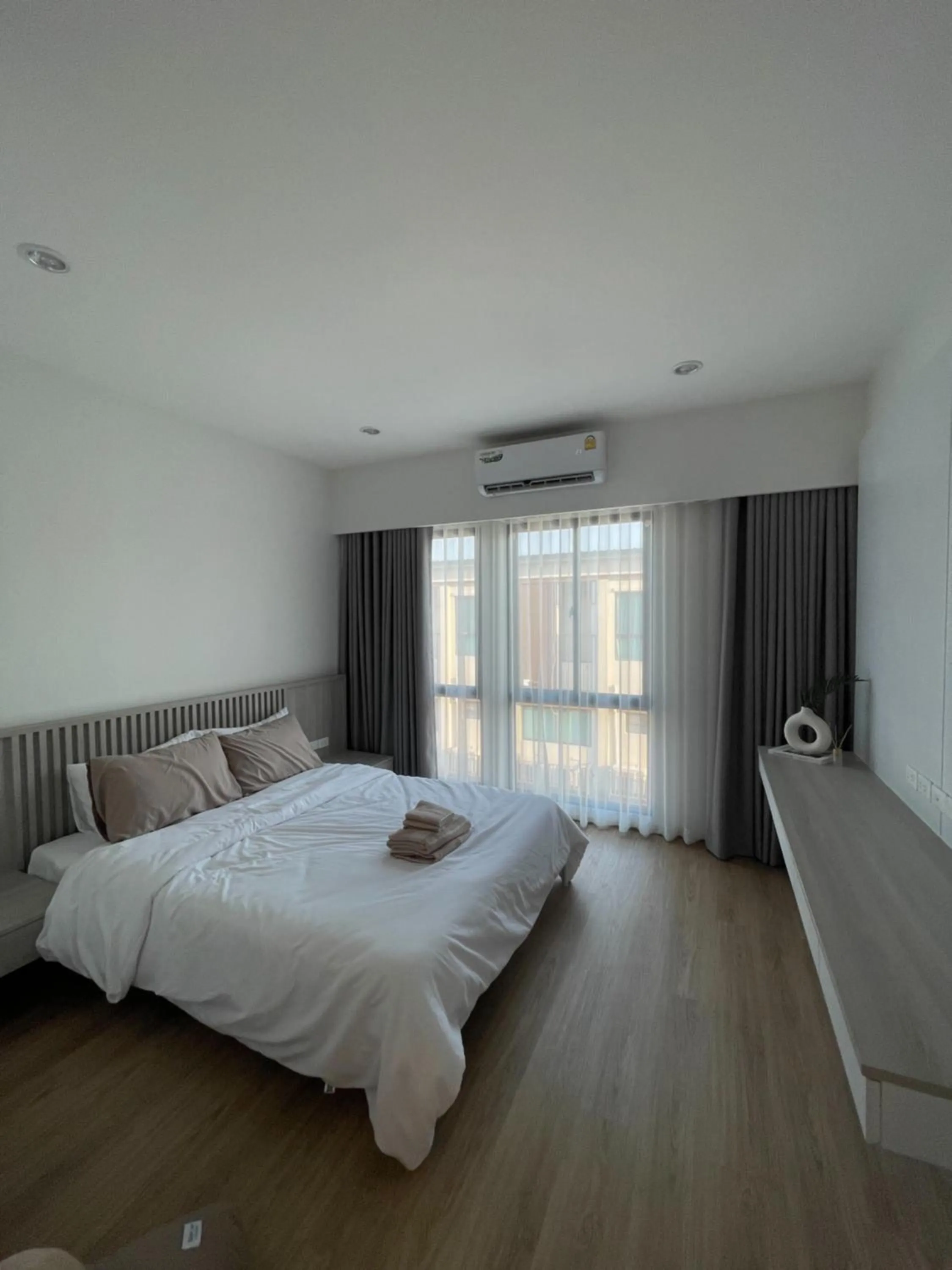 Bedroom, Bed in New Townhouse @Central Rayong