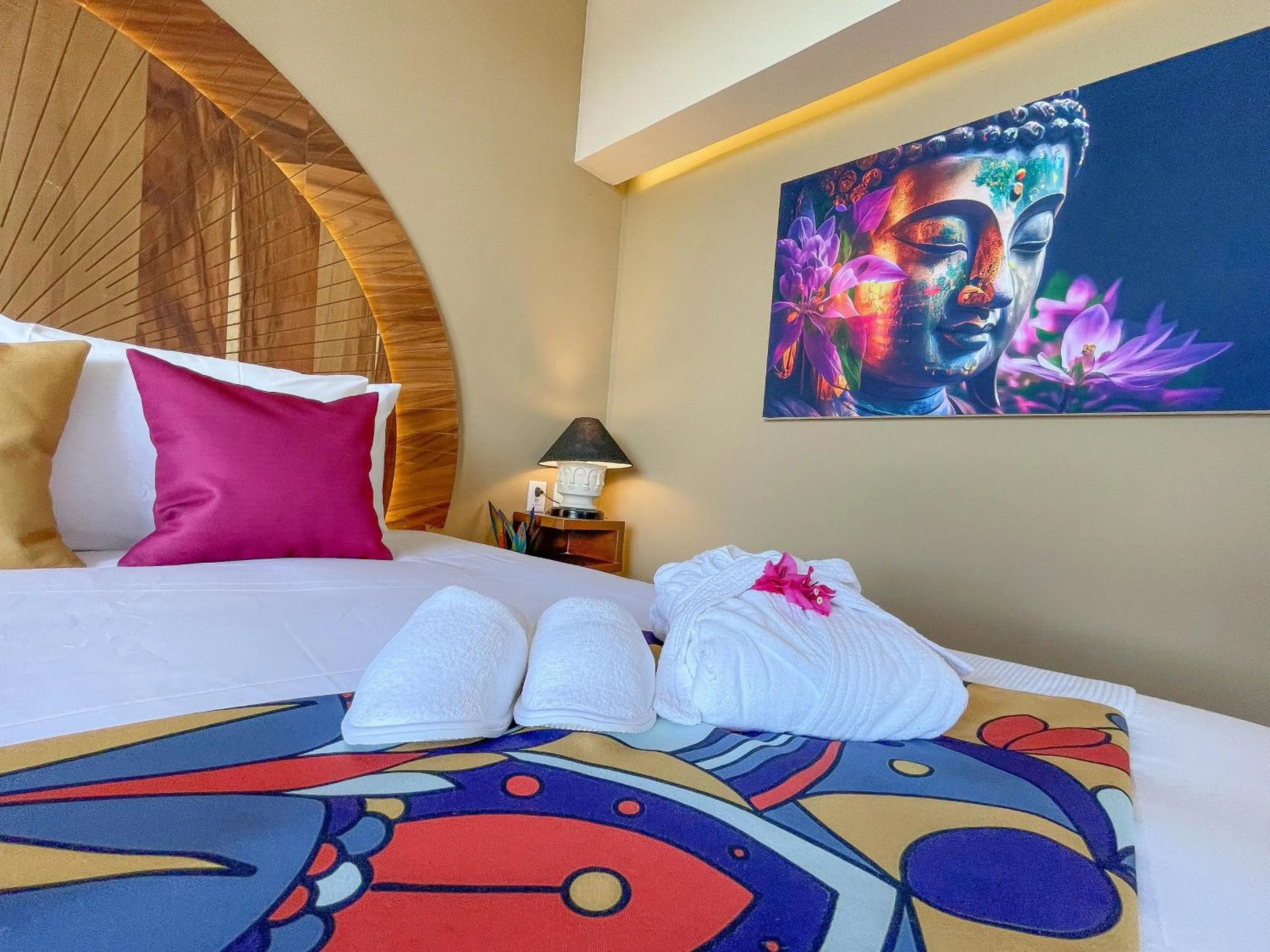 Bed in Akuazul Resorts Adults Only