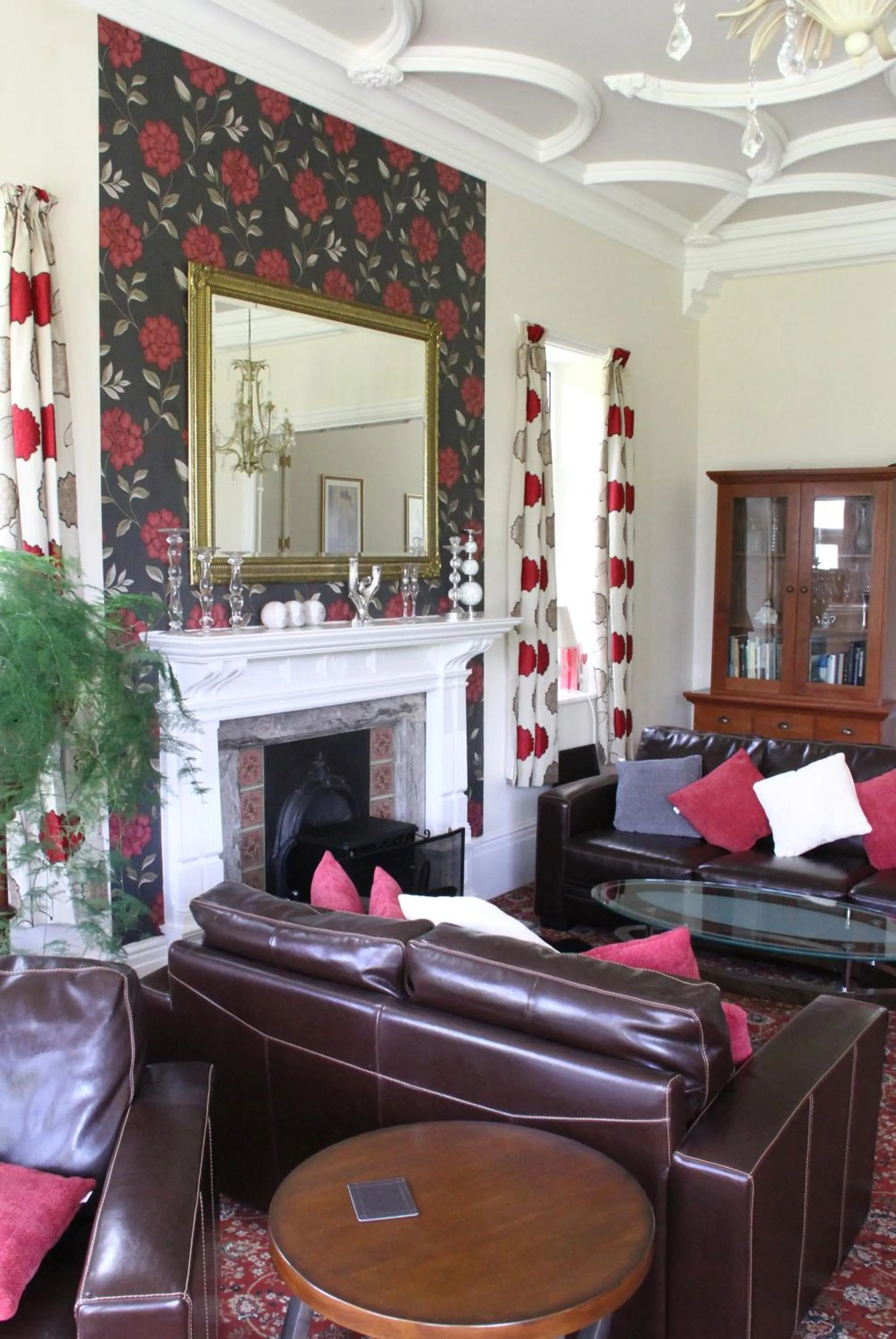 Lobby or reception in The Grange Court Hotel