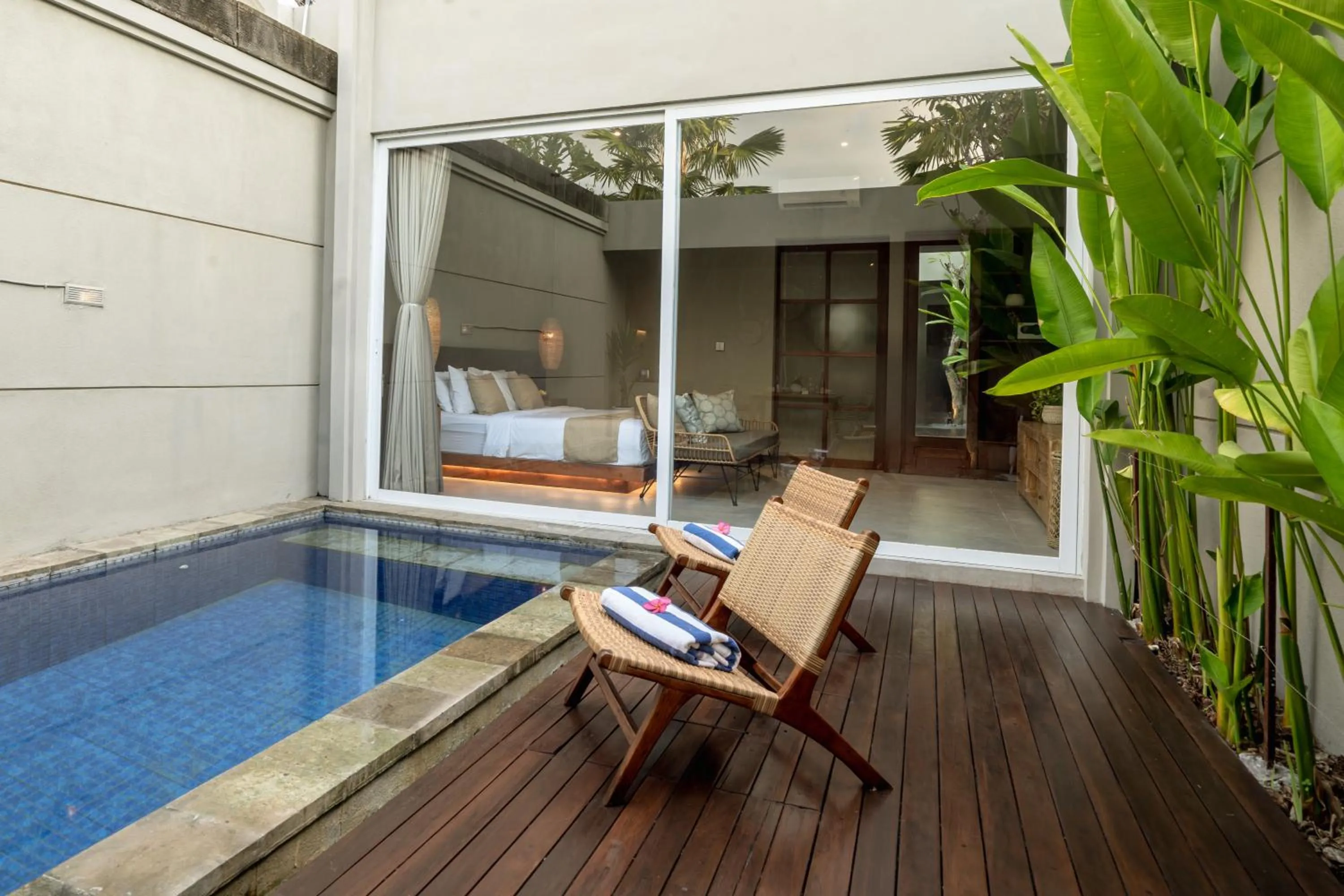 Pool view in Damarya Villa Canggu by Samhita Bali