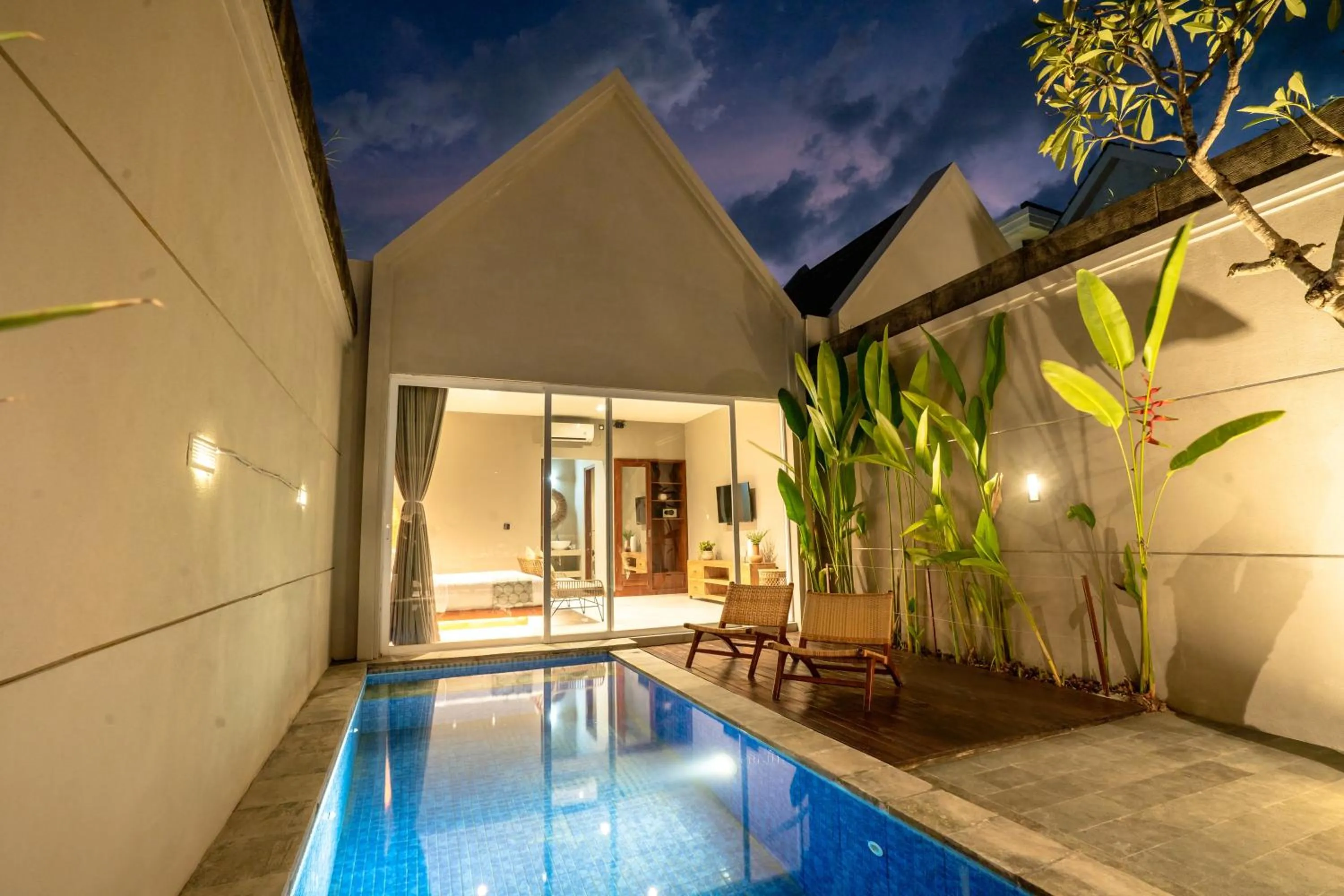 Pool view in Damarya Villa Canggu by Samhita Bali