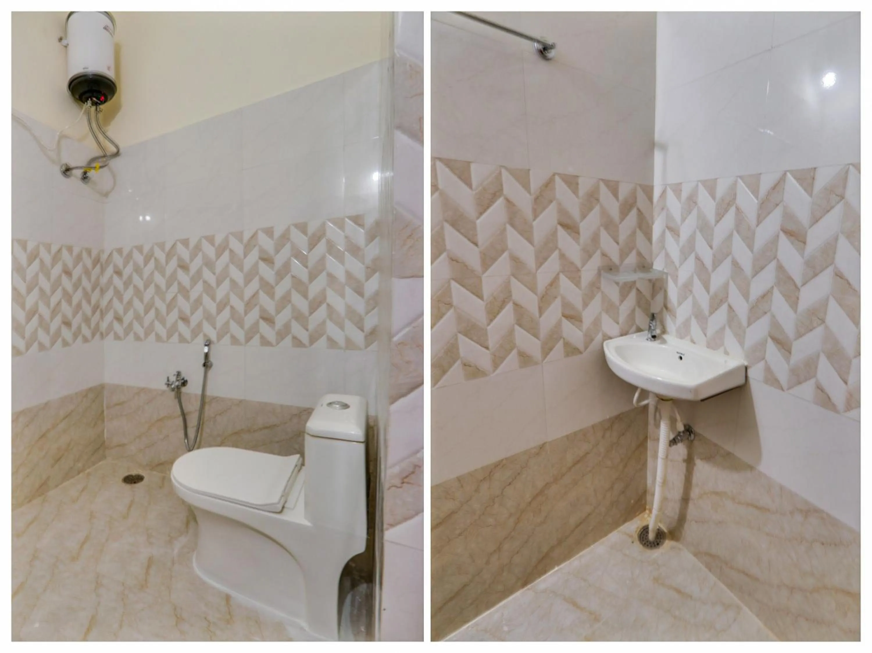 Bathroom in Collection O RBS Classic Stay Nacharam Mallapur Road