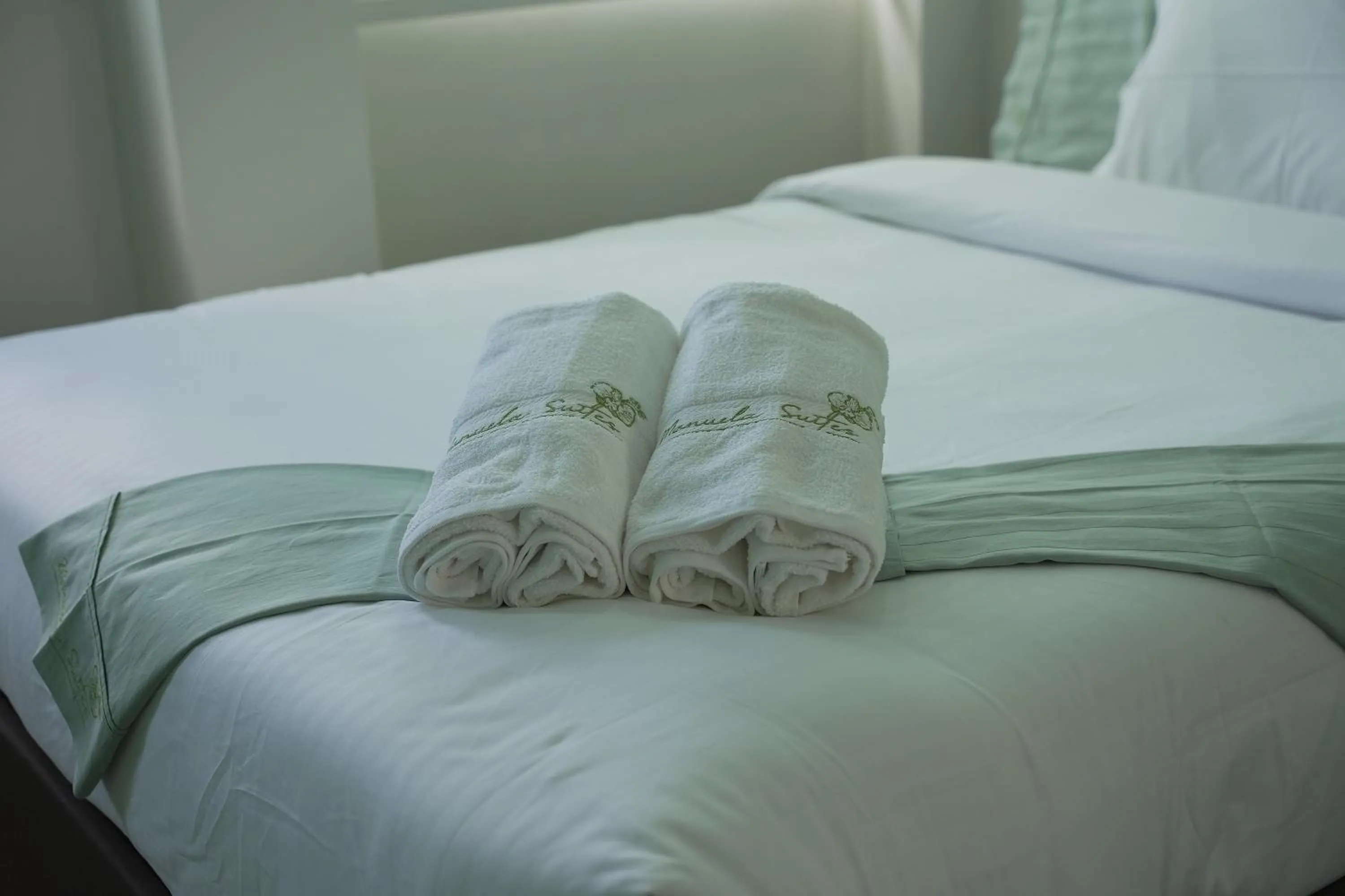 Bed in Manuela Suites Puerto Princesa near Airport