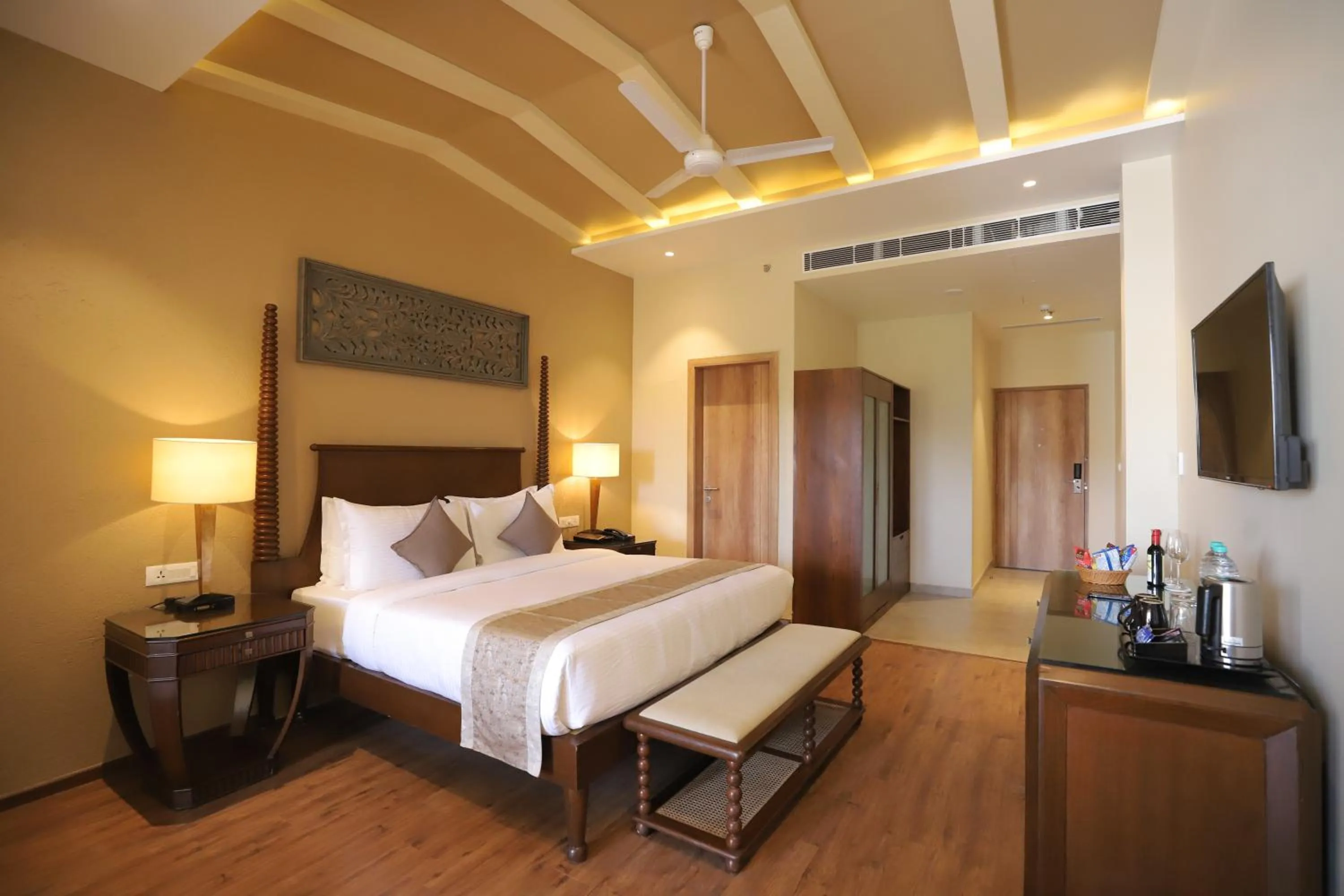 TV and multimedia, Bed in Essentia Luxury Resort & Spa Udaipur