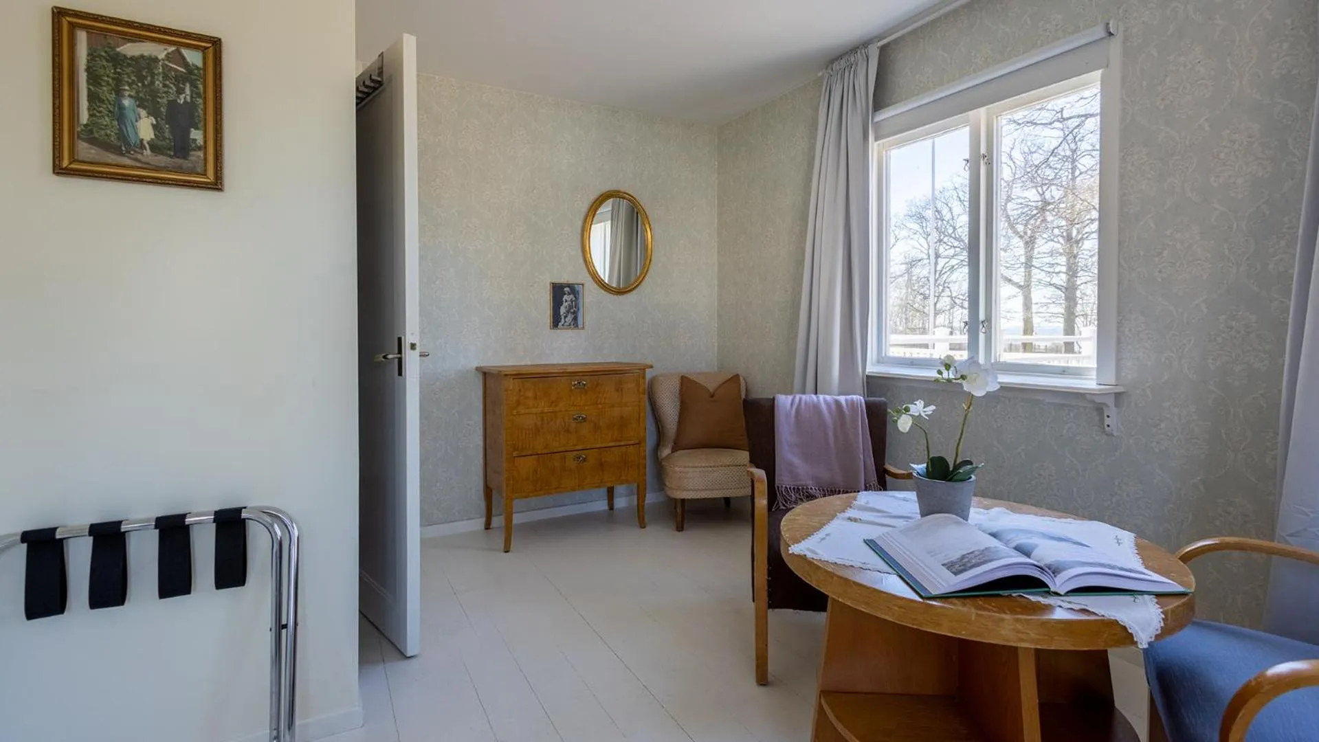 Bed in Mormors Pensionat Strandhagen