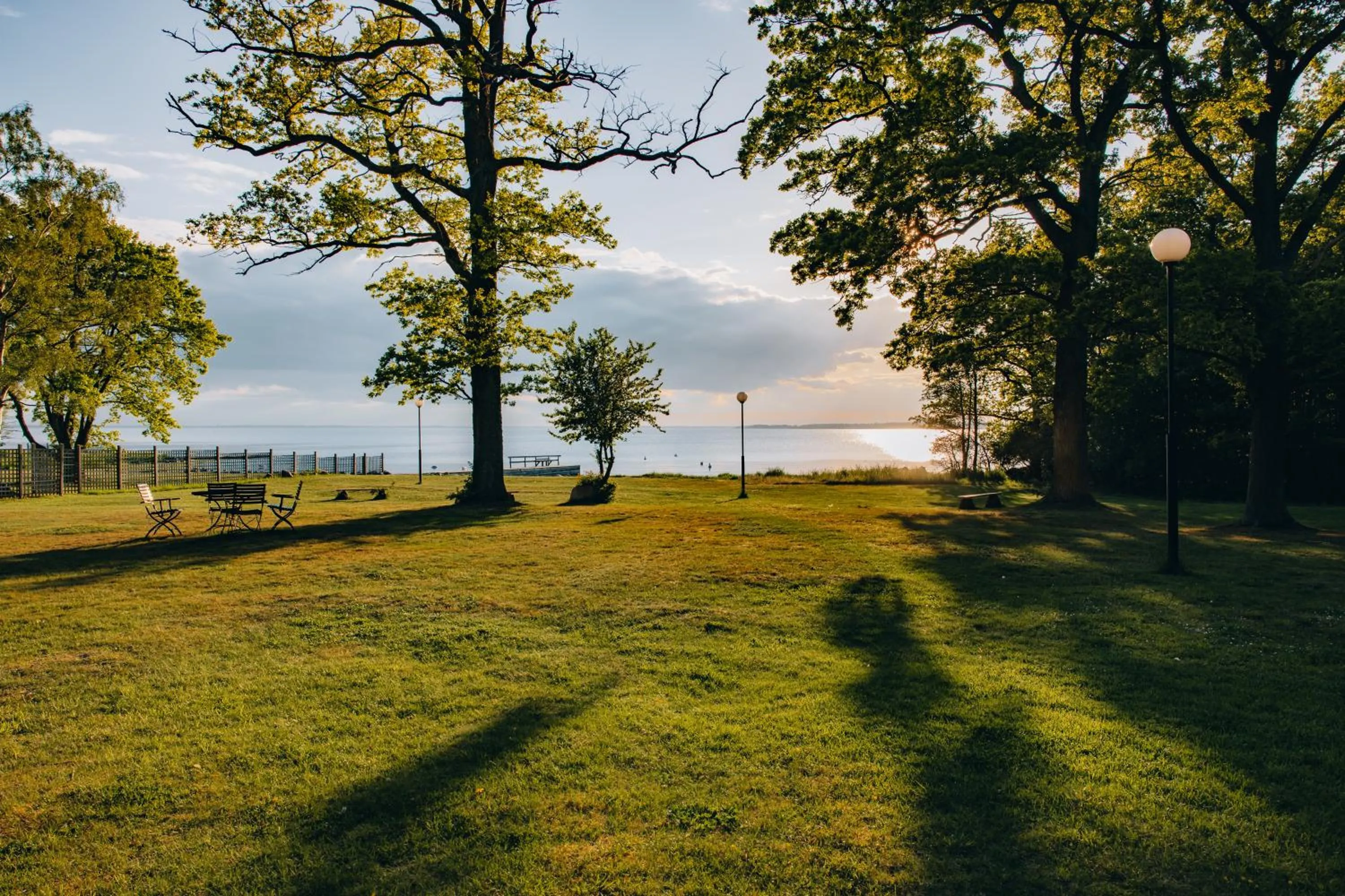 Garden in Mormors Pensionat Strandhagen