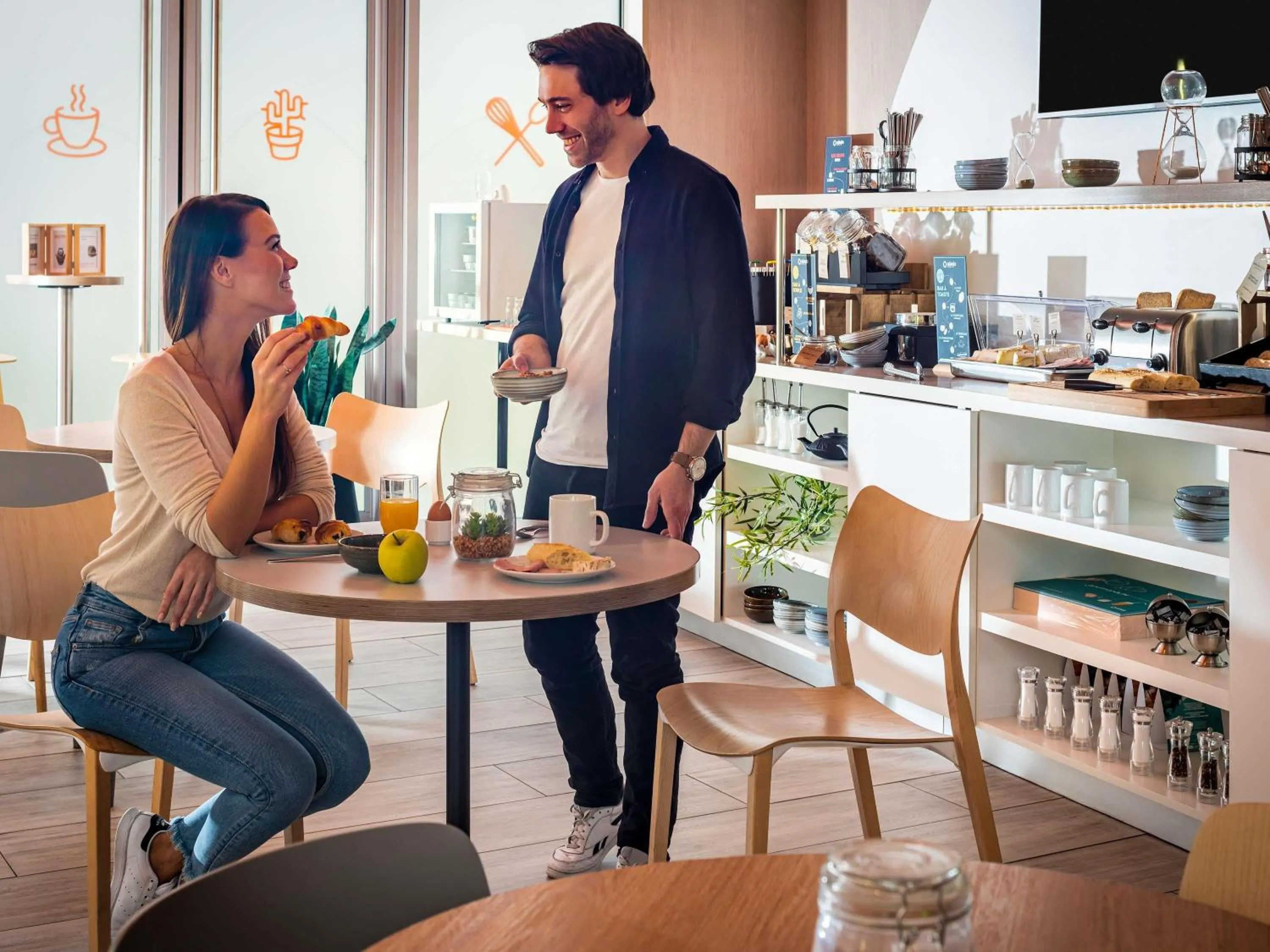 Breakfast in Aparthotel Adagio Access Paris Massy Gare