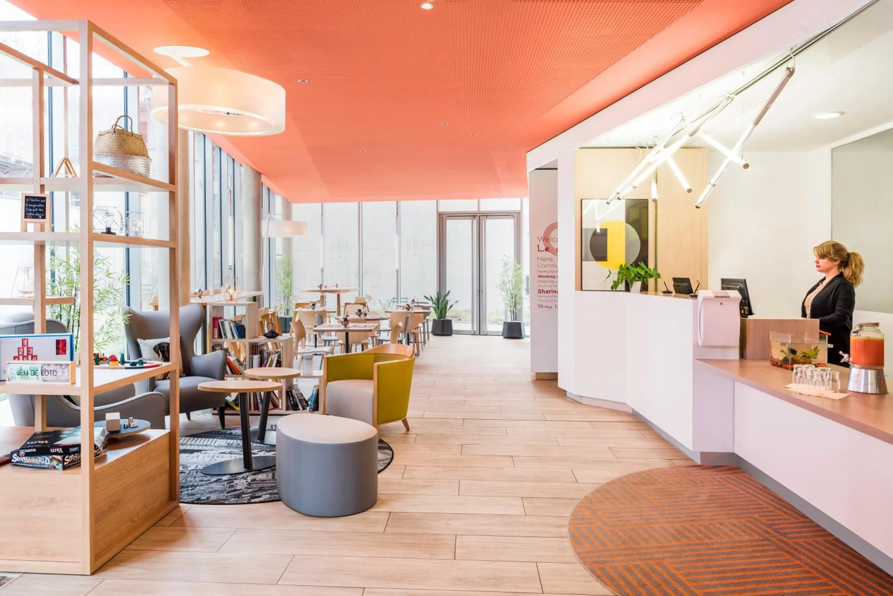 Lobby or reception in Aparthotel Adagio Access Paris Massy Gare