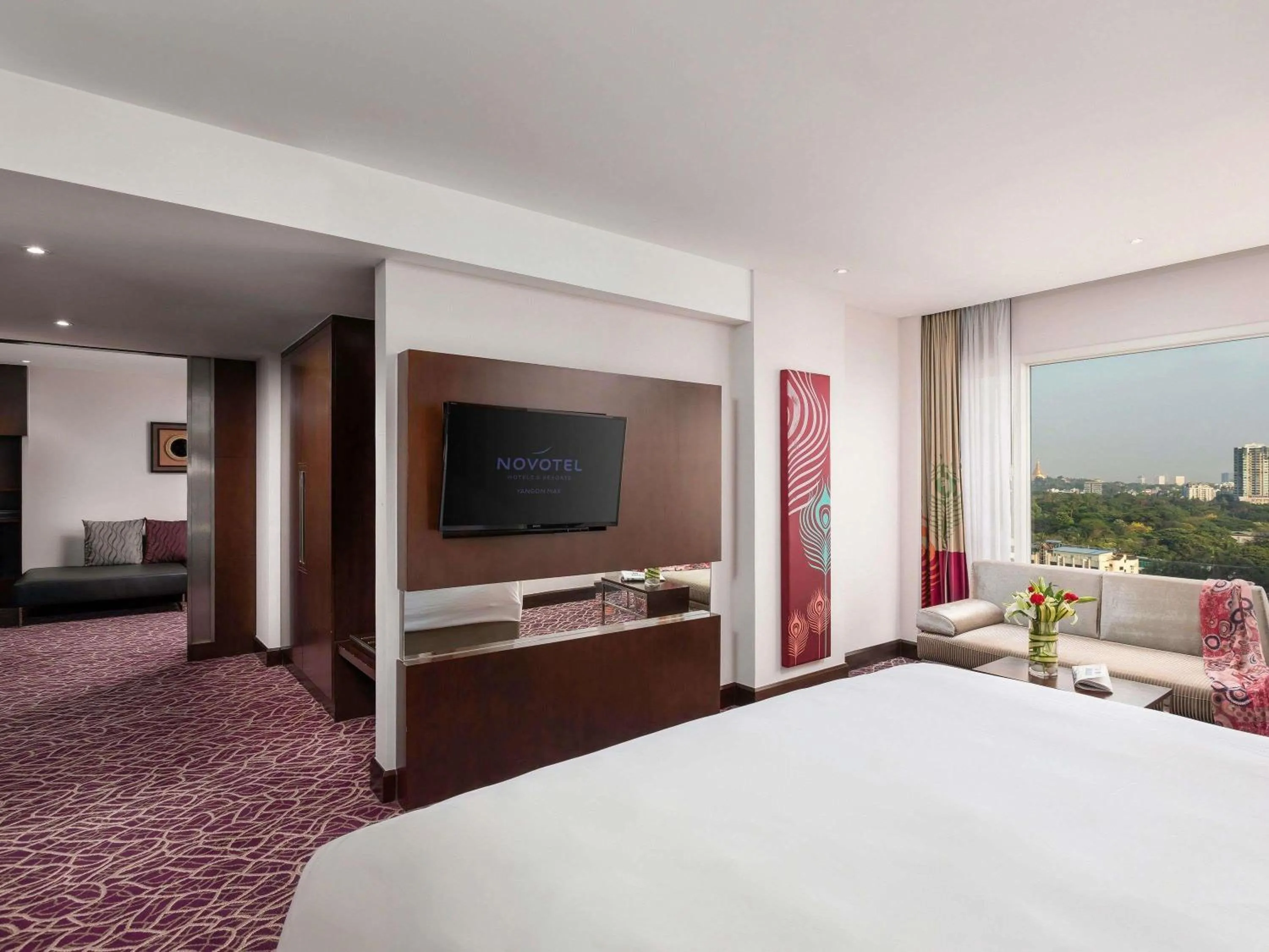 Bedroom, Bed in Novotel Yangon Max