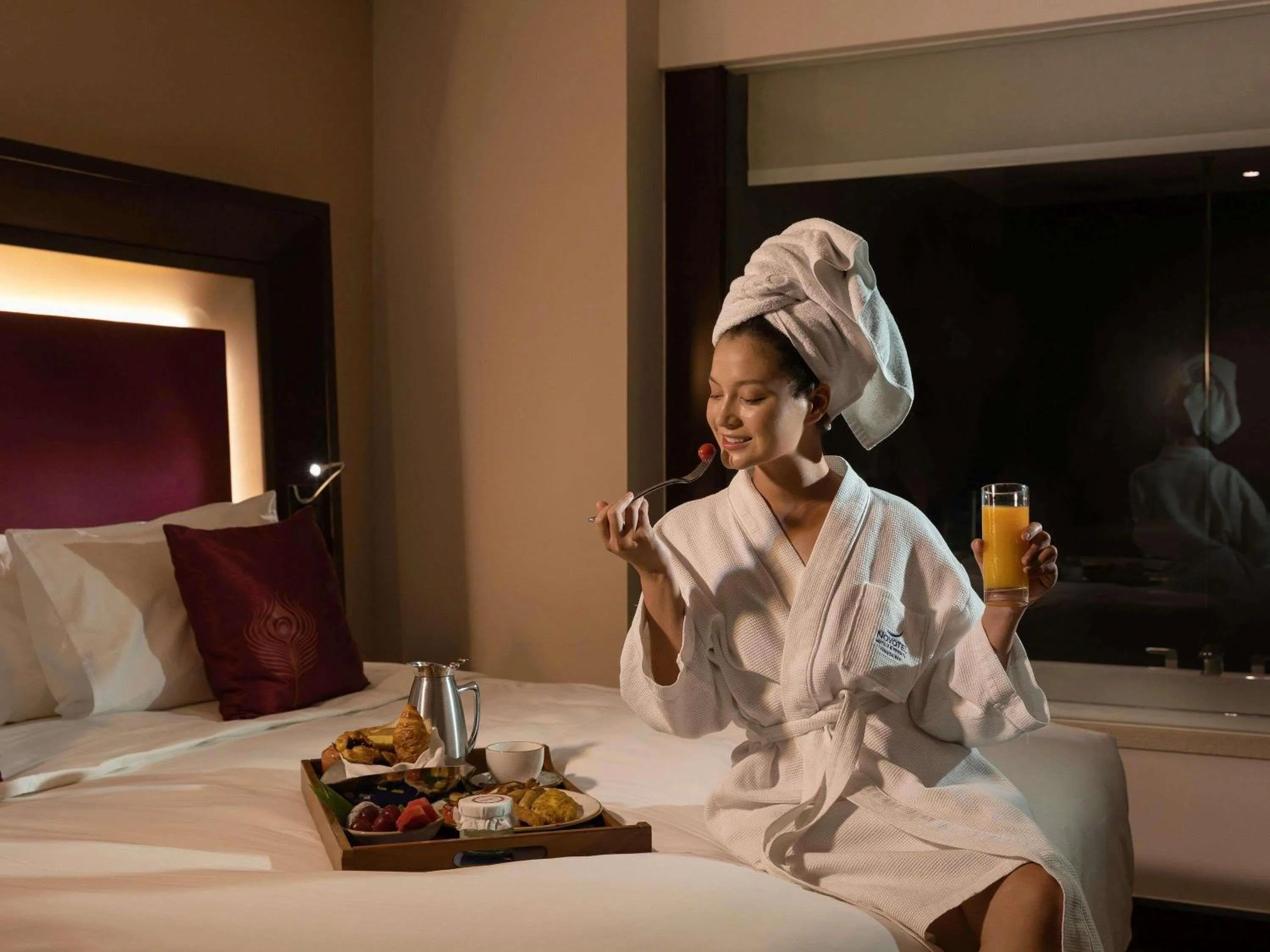 Bedroom, Bed in Novotel Yangon Max