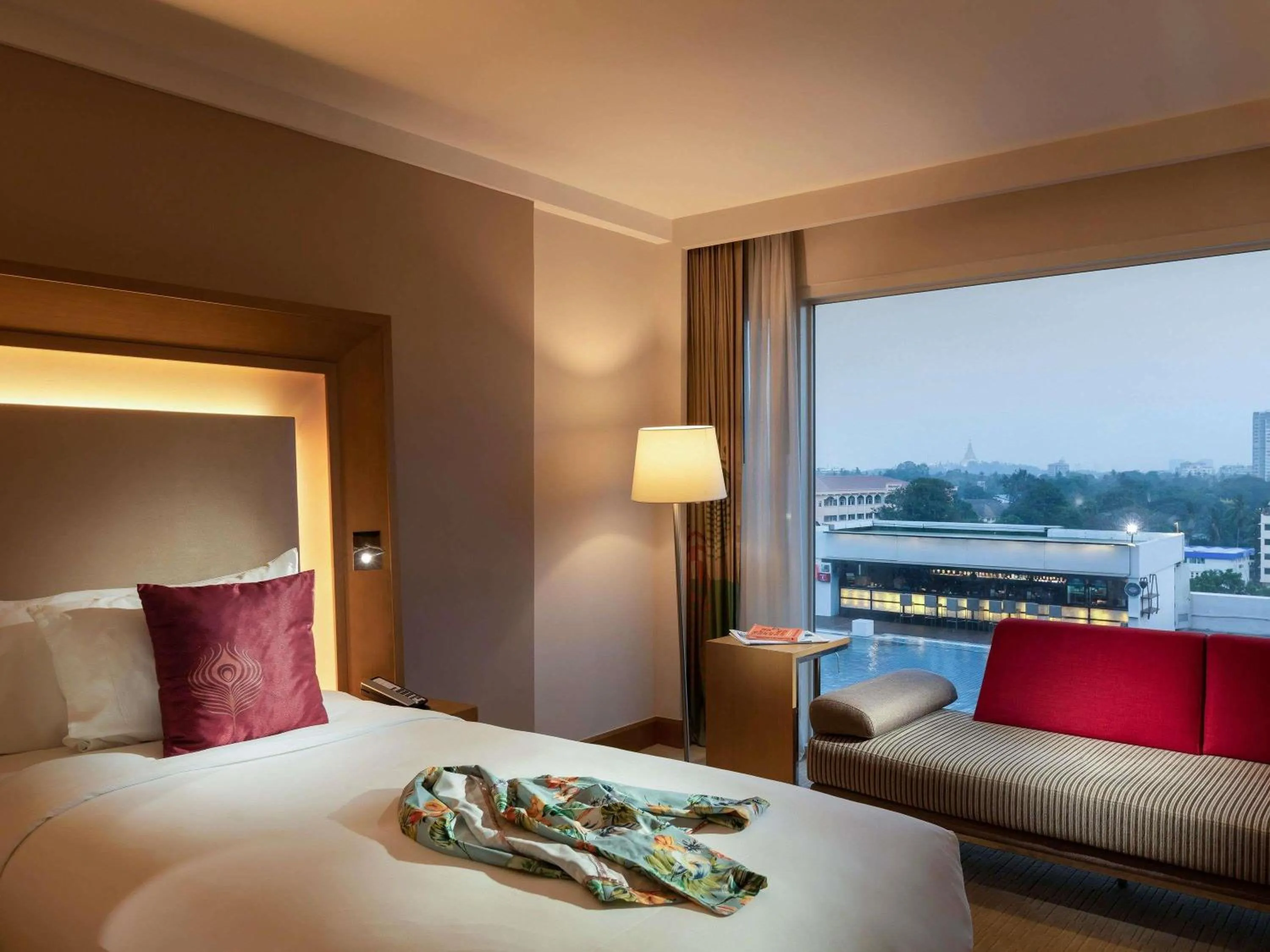 Bedroom, Bed in Novotel Yangon Max