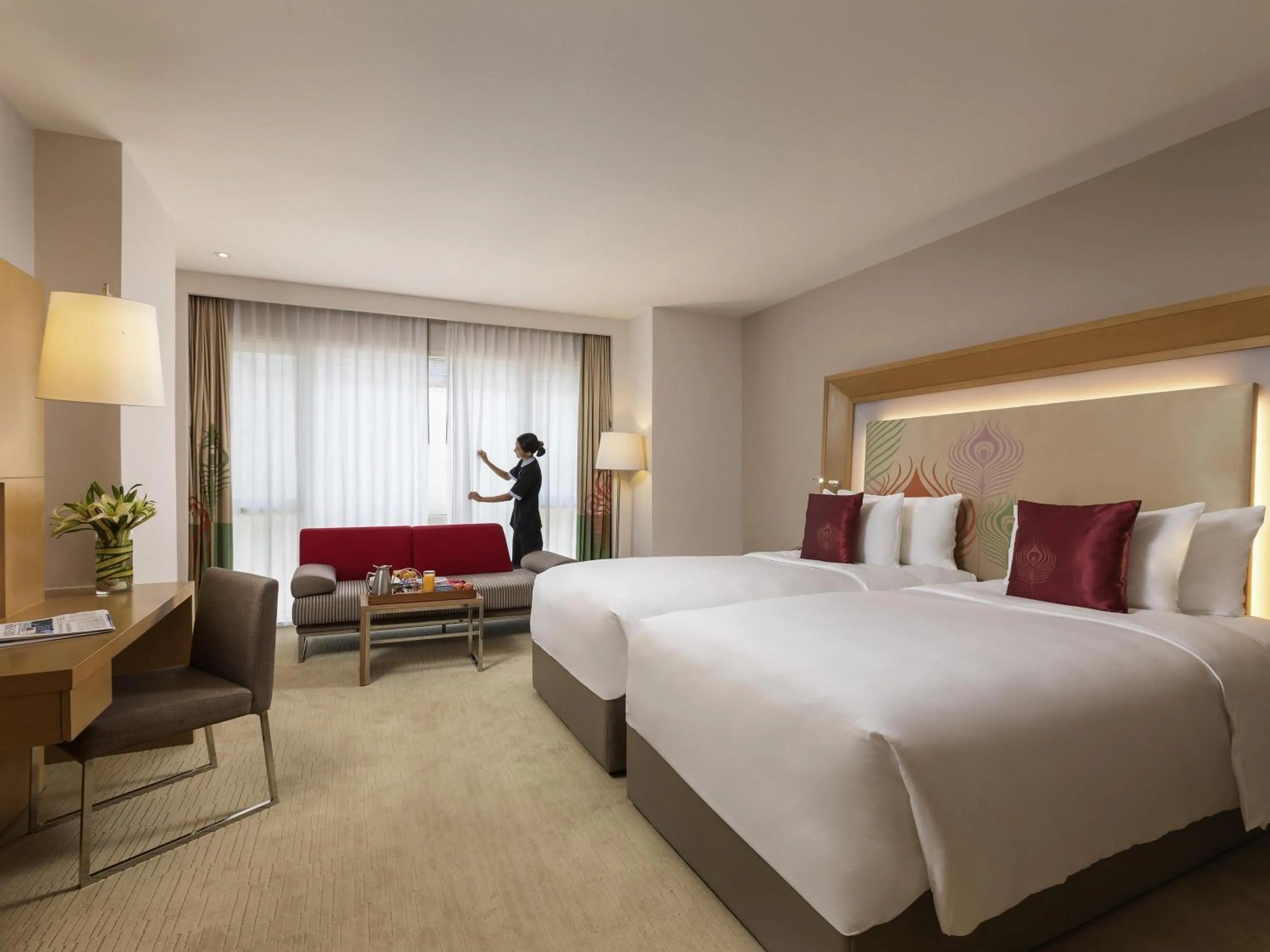 Bedroom, Bed in Novotel Yangon Max