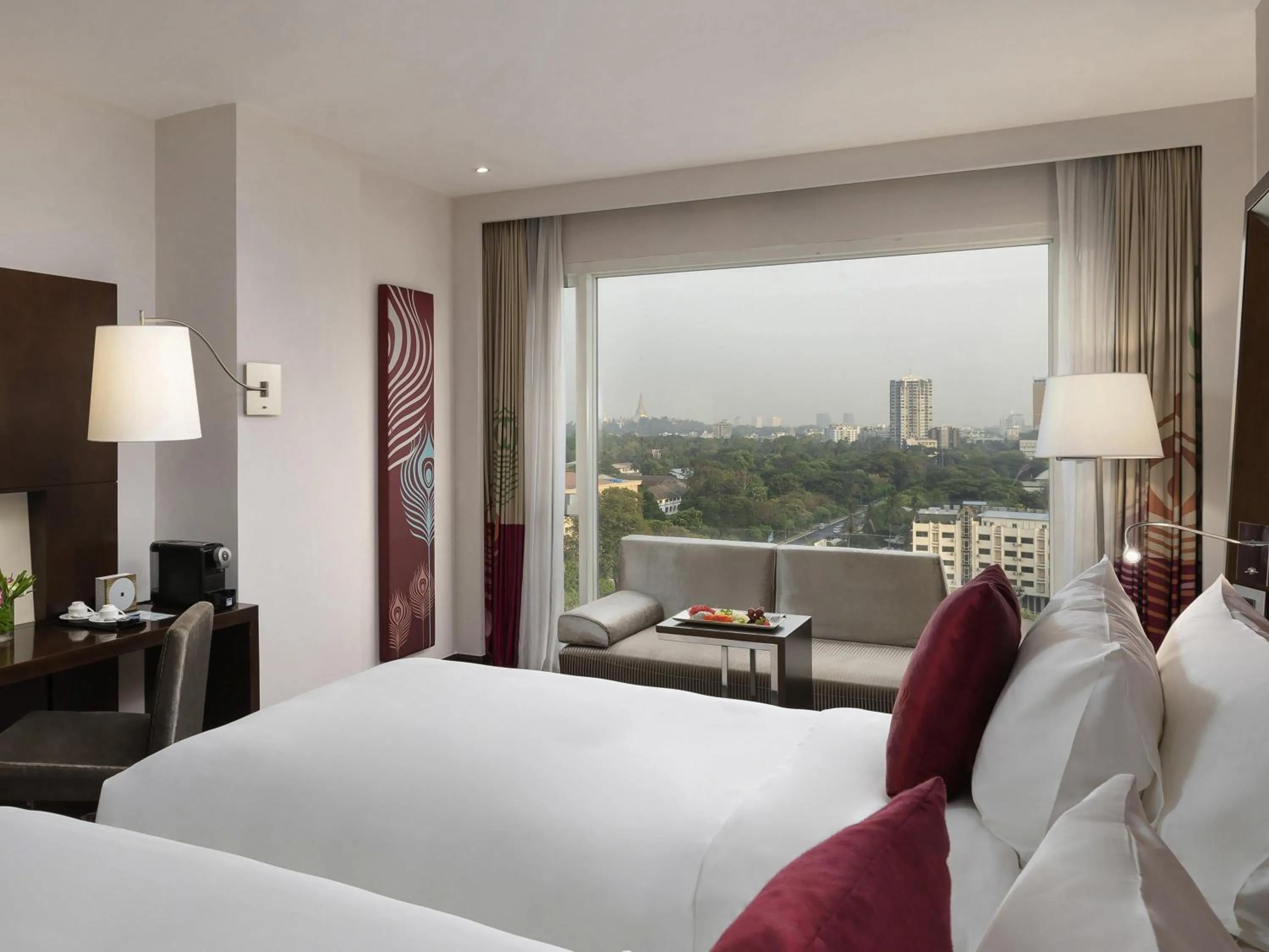 Bedroom, Bed in Novotel Yangon Max