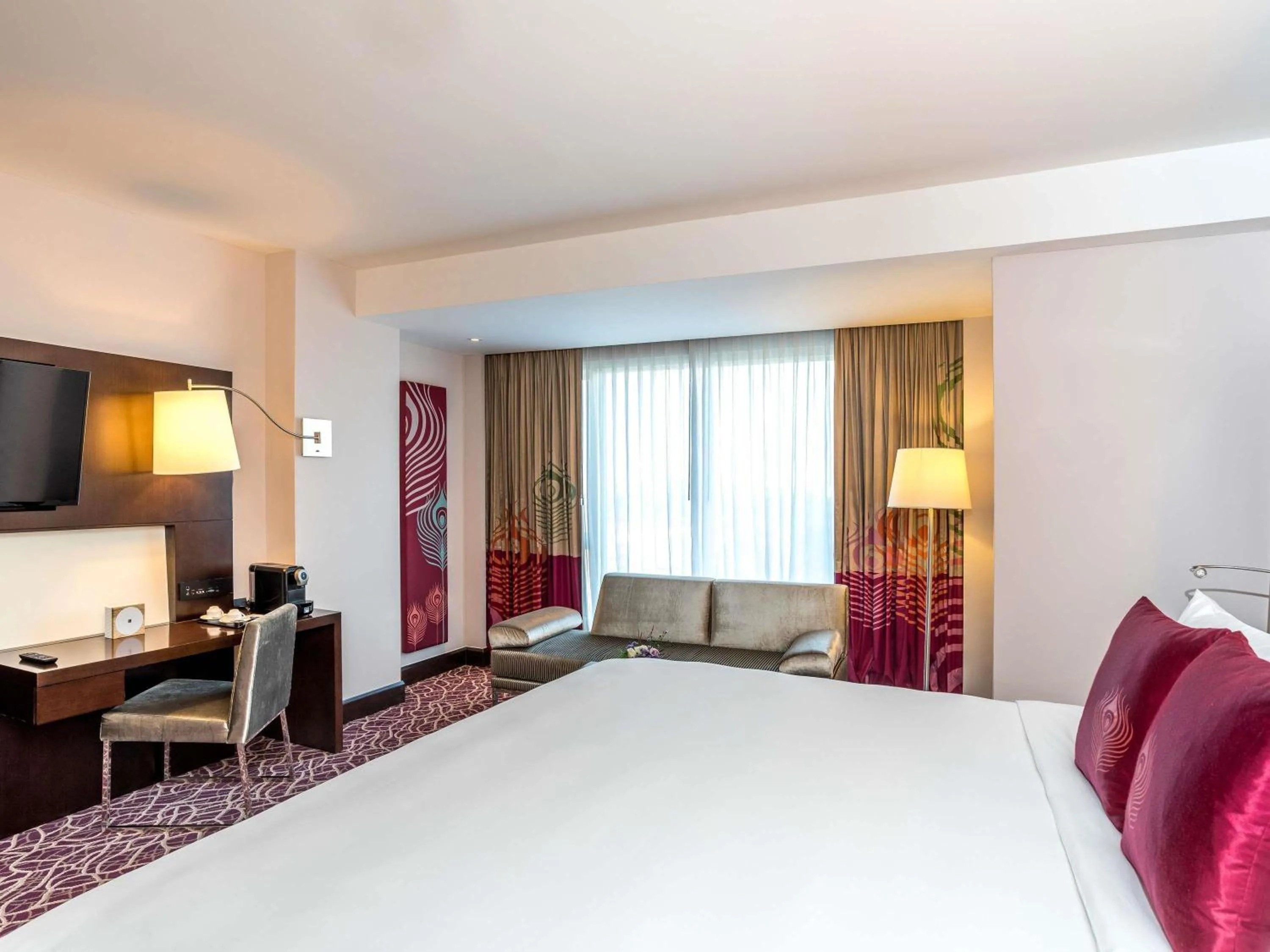 Photo of the whole room, Bed in Novotel Yangon Max