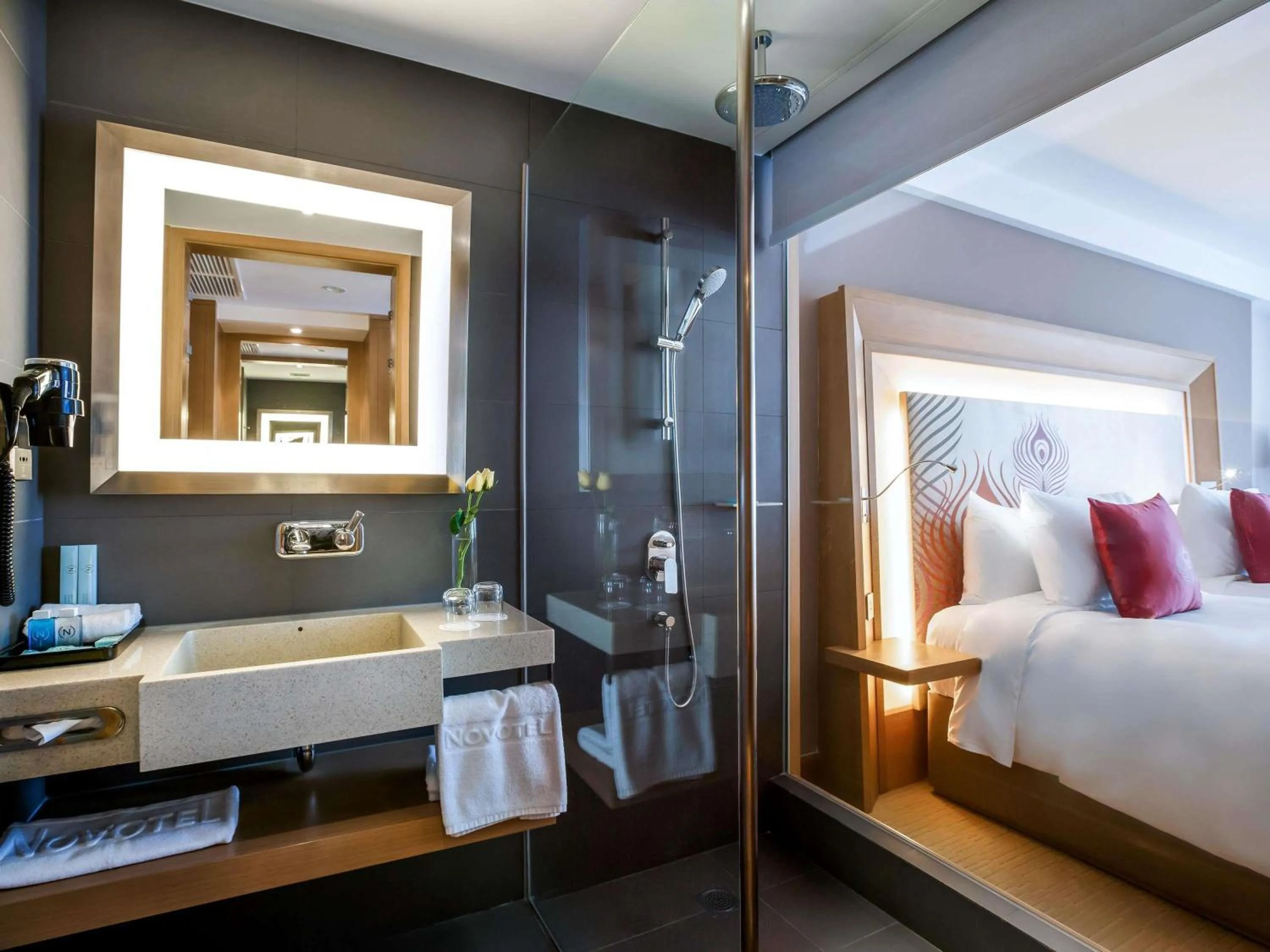 Bedroom, Bed in Novotel Yangon Max