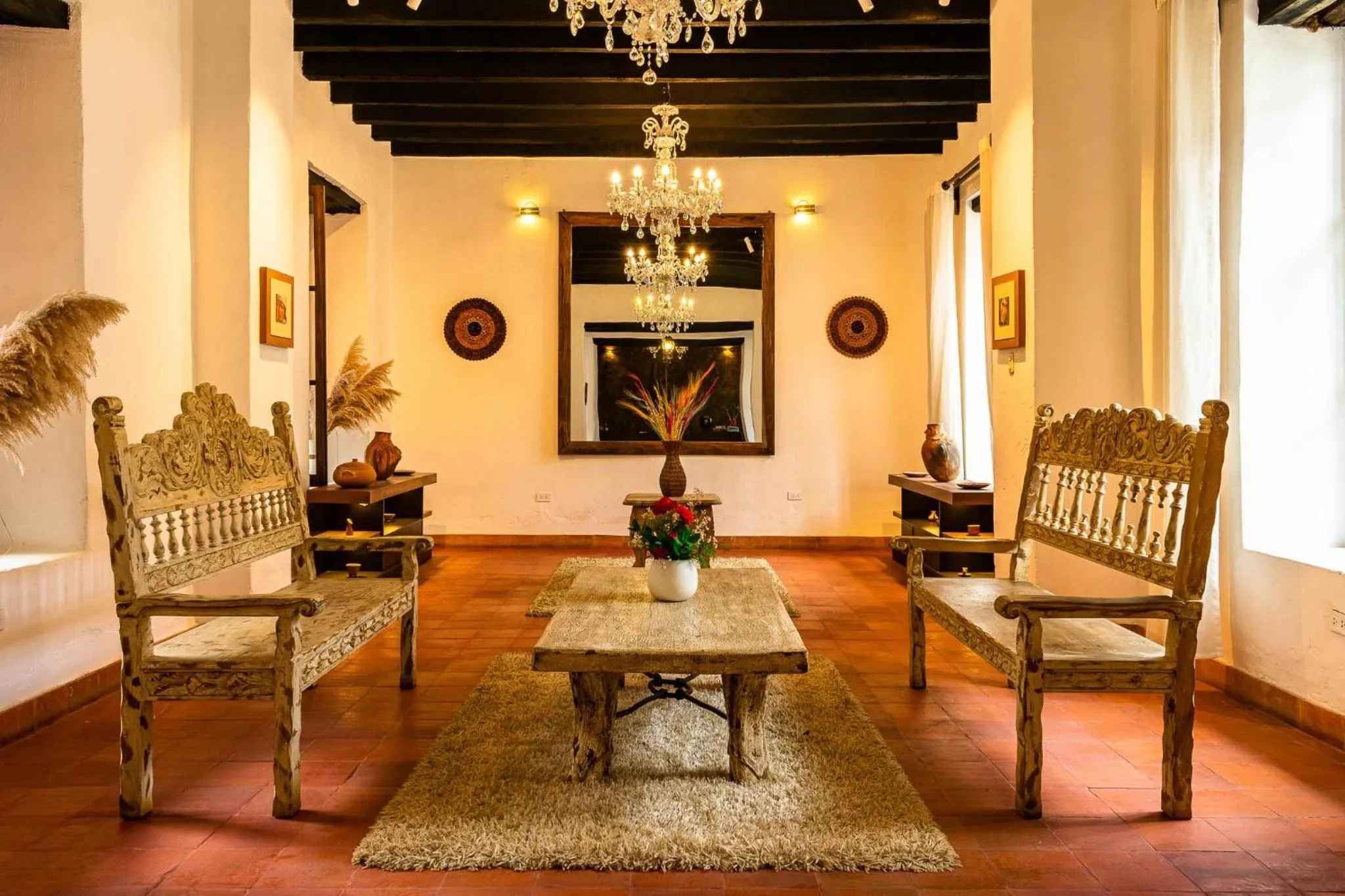 Lobby or reception in La Xalca Hotel - Asociado Casa Andina