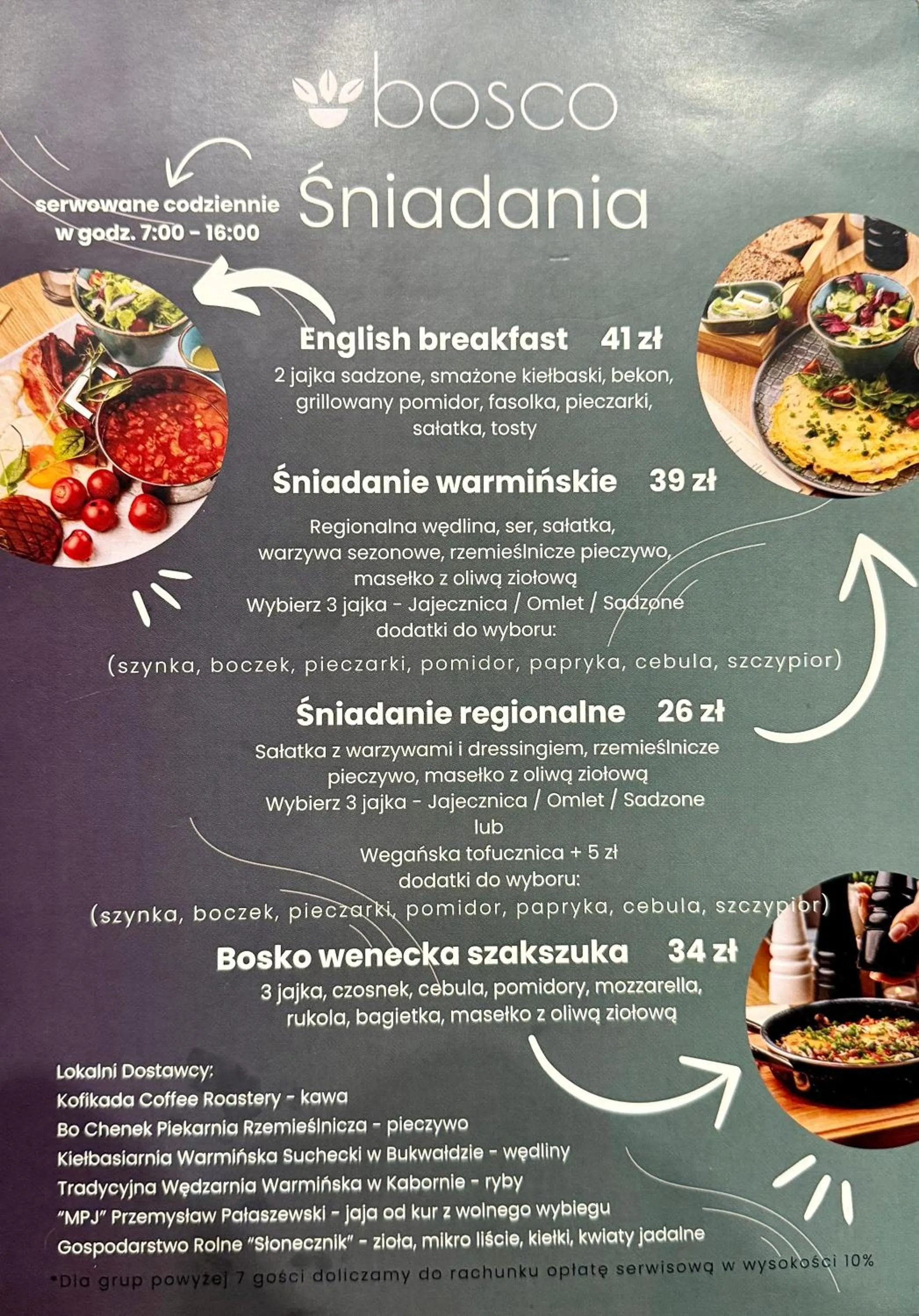 Restaurant/places to eat in DK Dyplomat