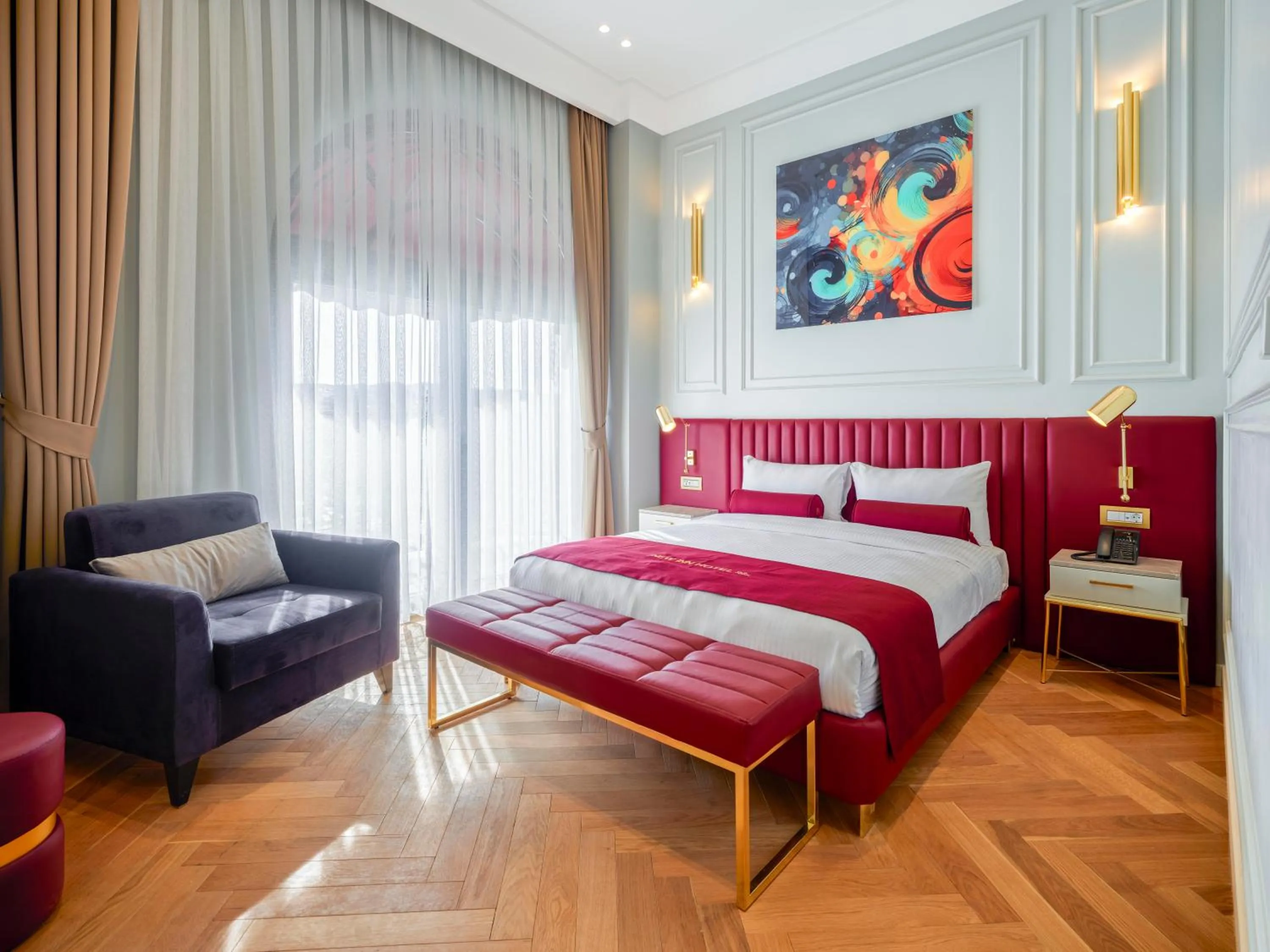 Bed in New Inn Hotel Old Town