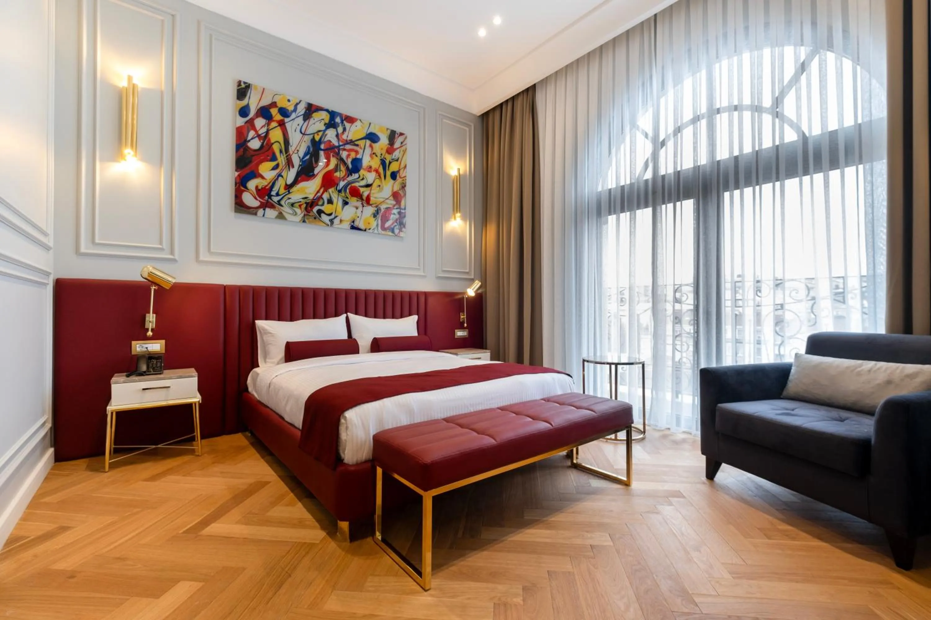 Bedroom, Bed in New Inn Hotel Old Town