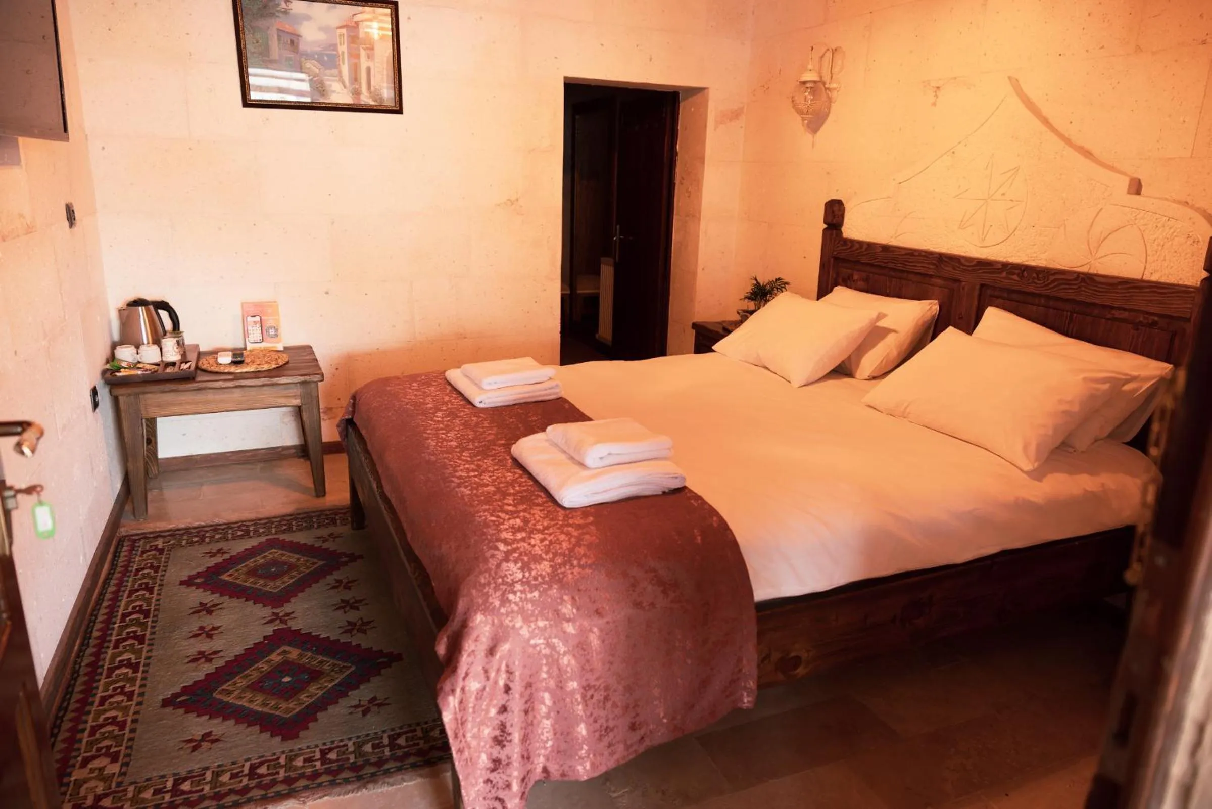 Bed in Göreme Stone Age