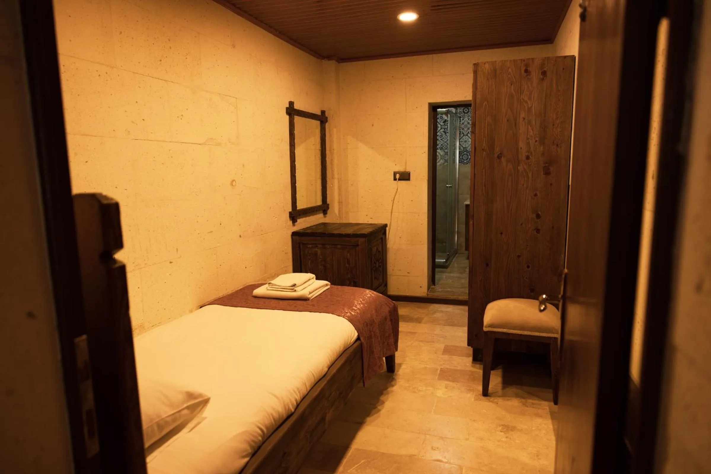 Bed in Göreme Stone Age