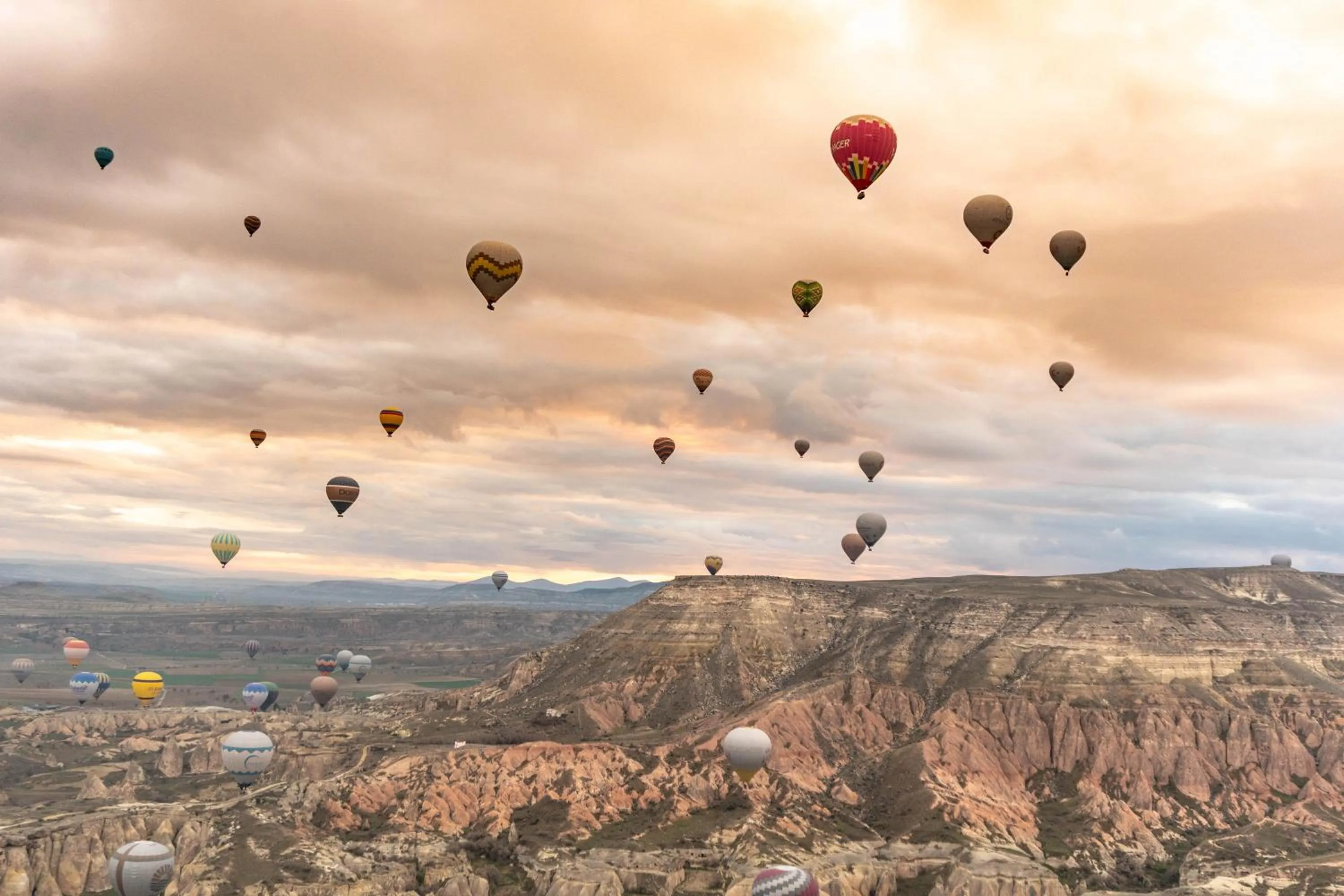 Natural landscape in Göreme Stone Age