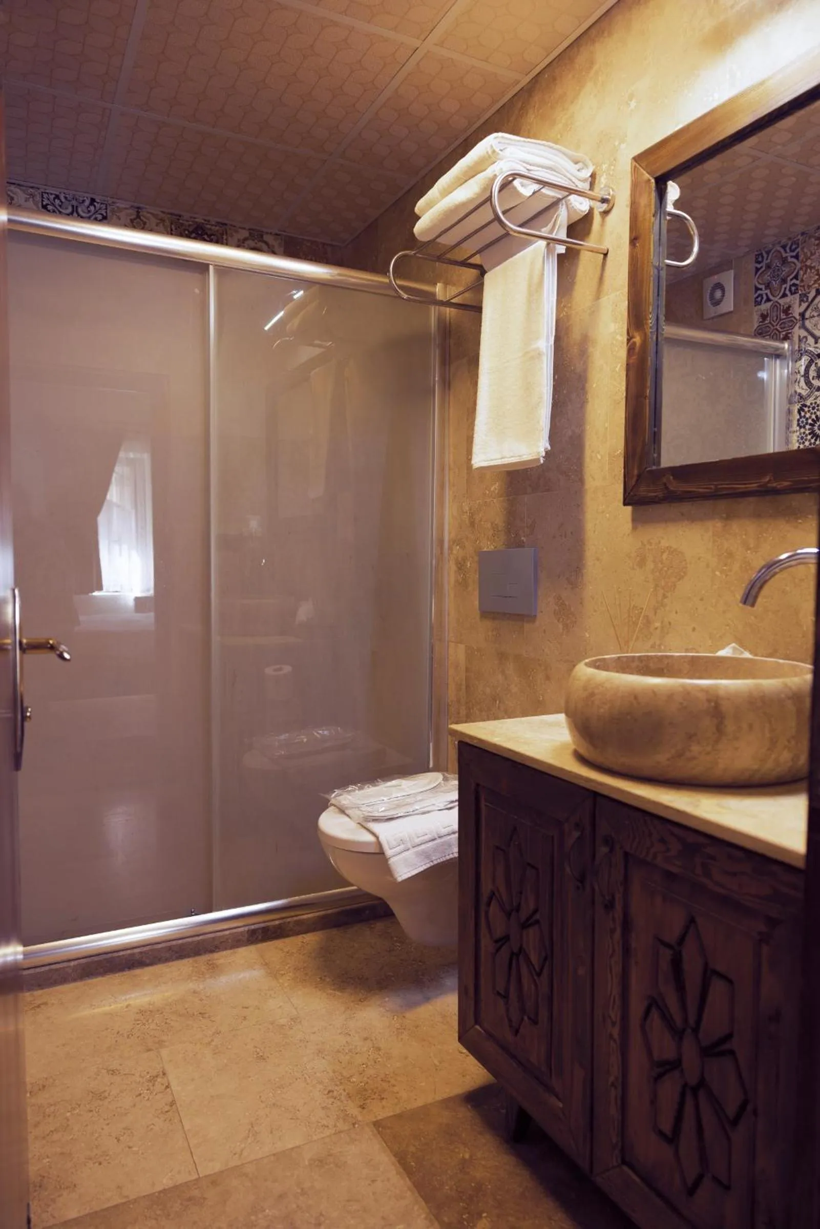 Shower in Göreme Stone Age