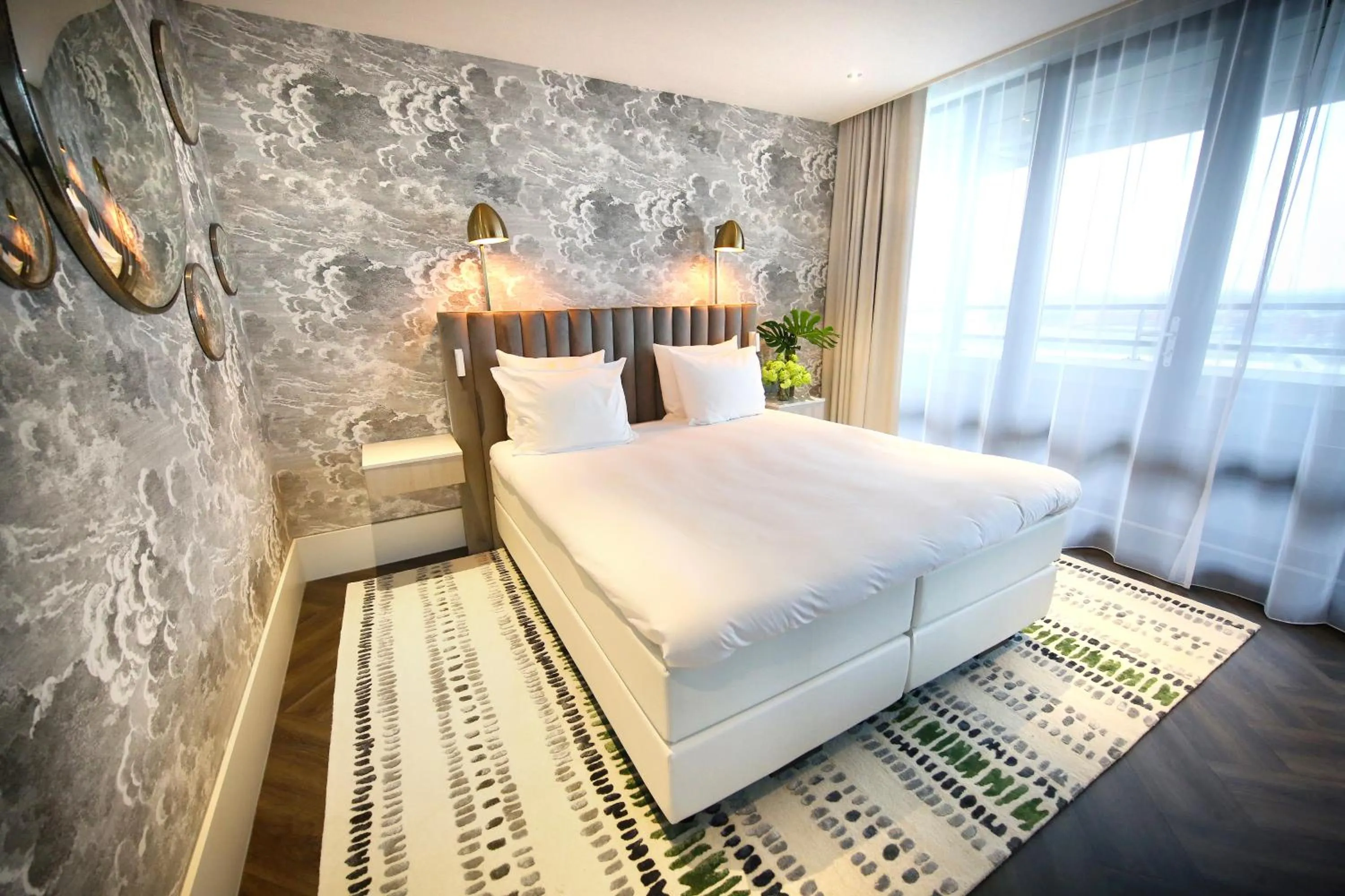 Bed in Van der Valk Hotel Den Haag