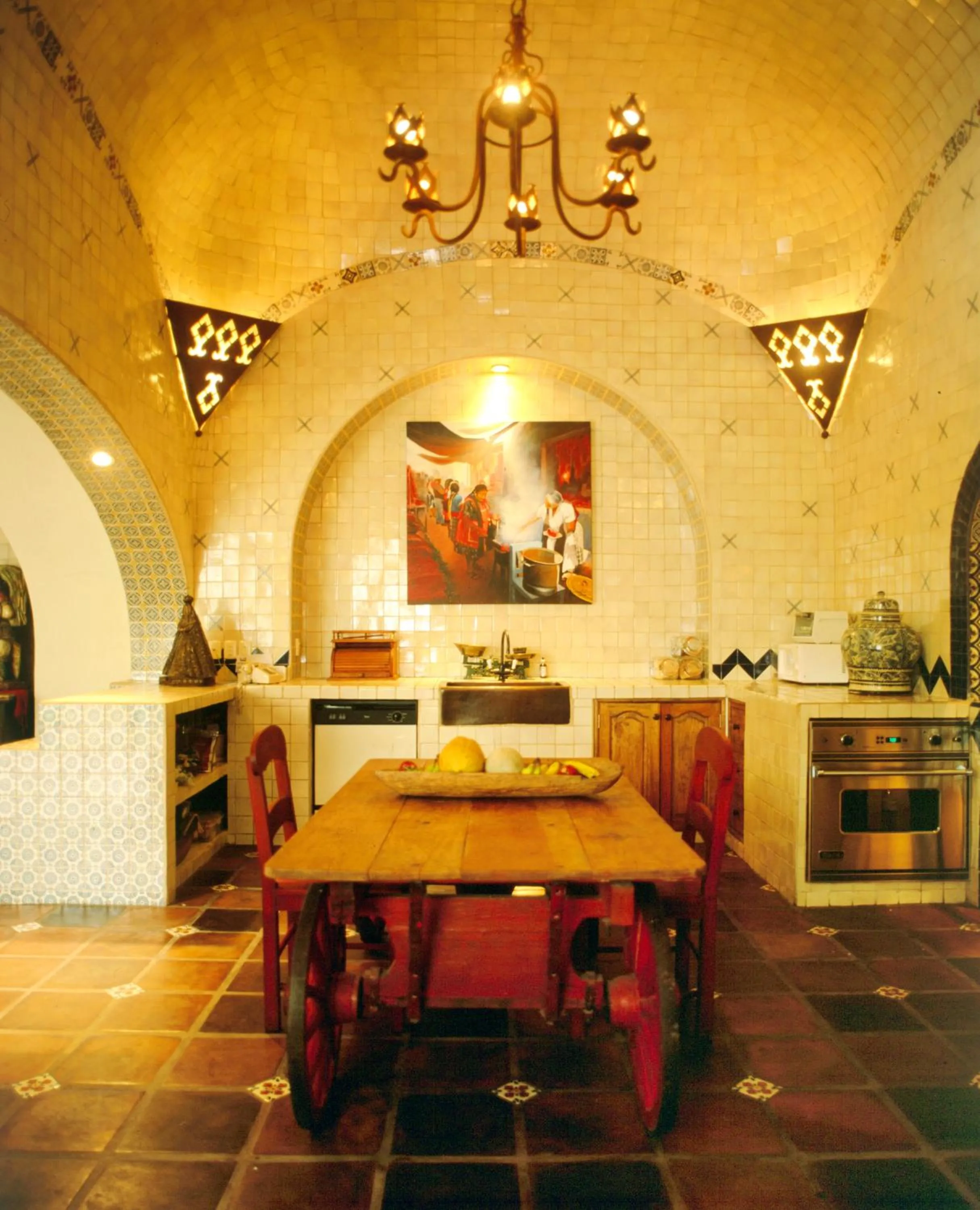 Decorative detail in Hacienda San Angel