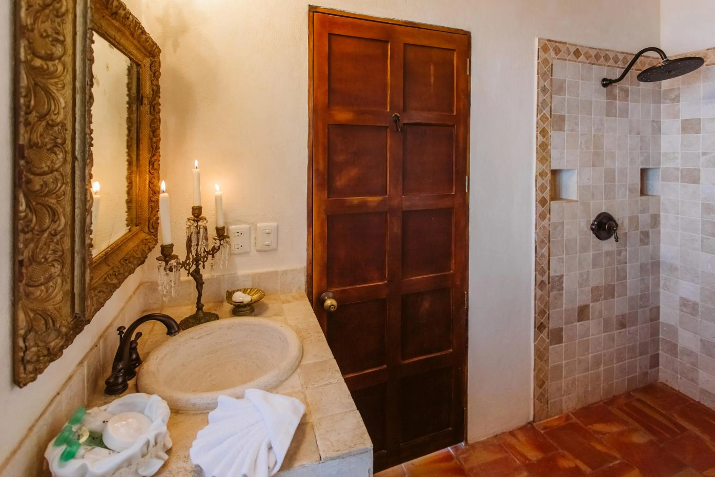 Bathroom in Hacienda San Angel