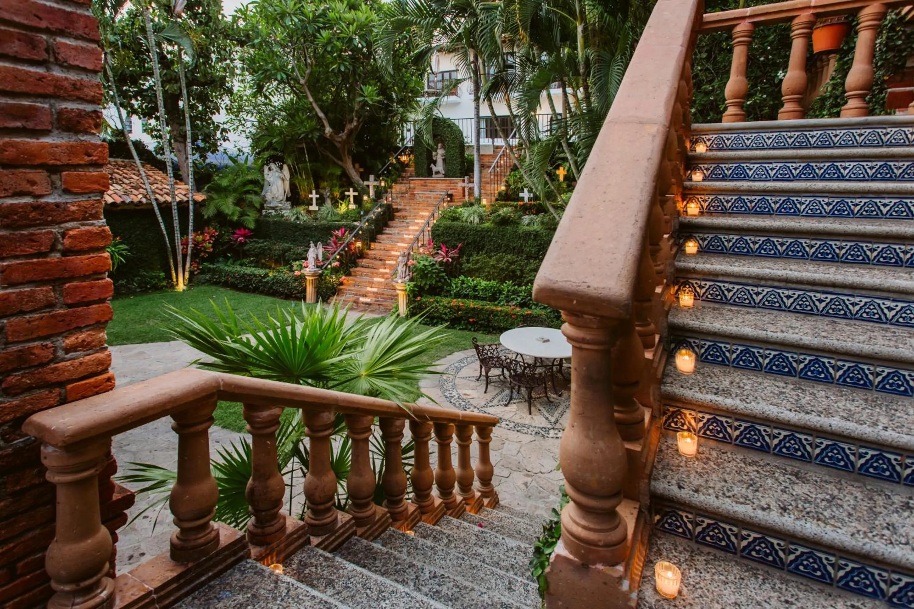 Garden view in Hacienda San Angel