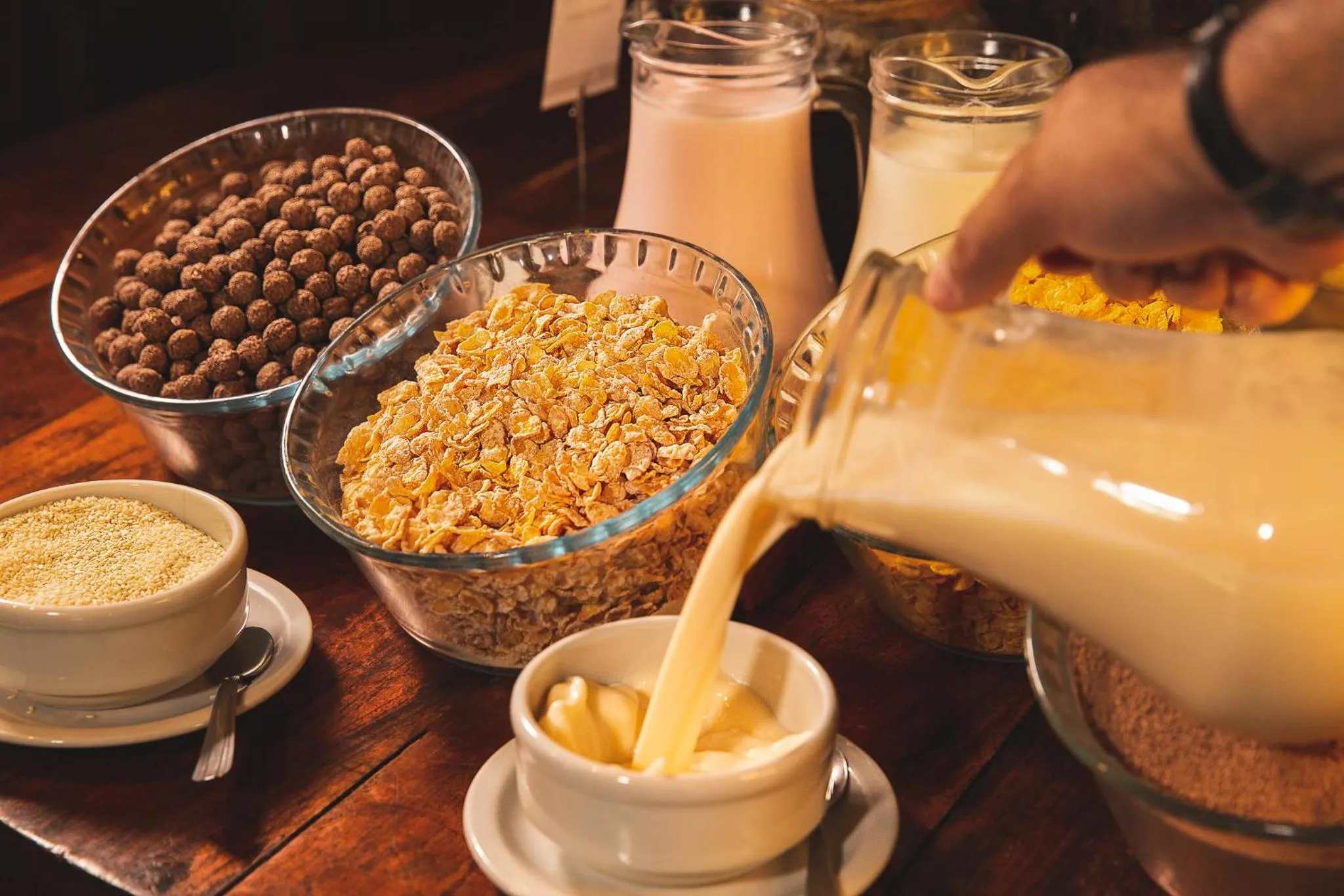 Breakfast in Raices Amambai Lodges