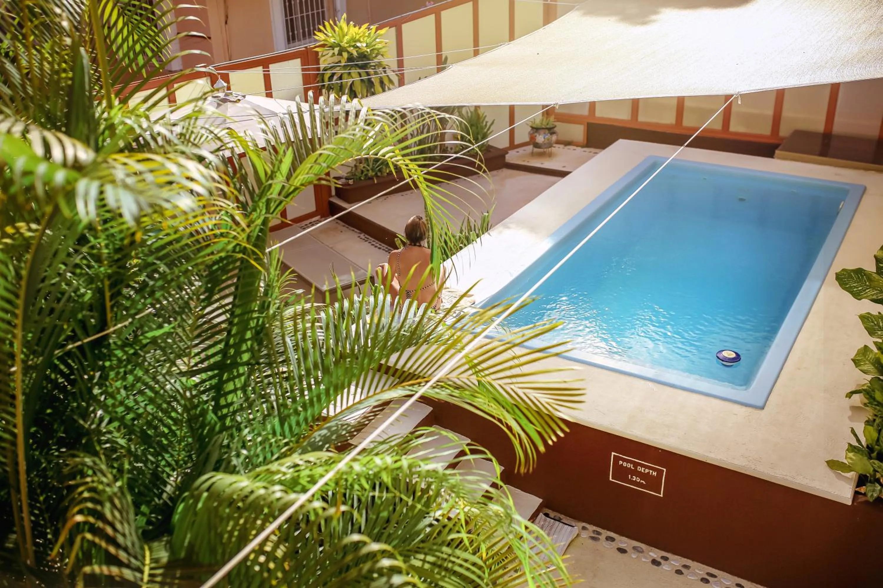 Pool view in Casa Saab