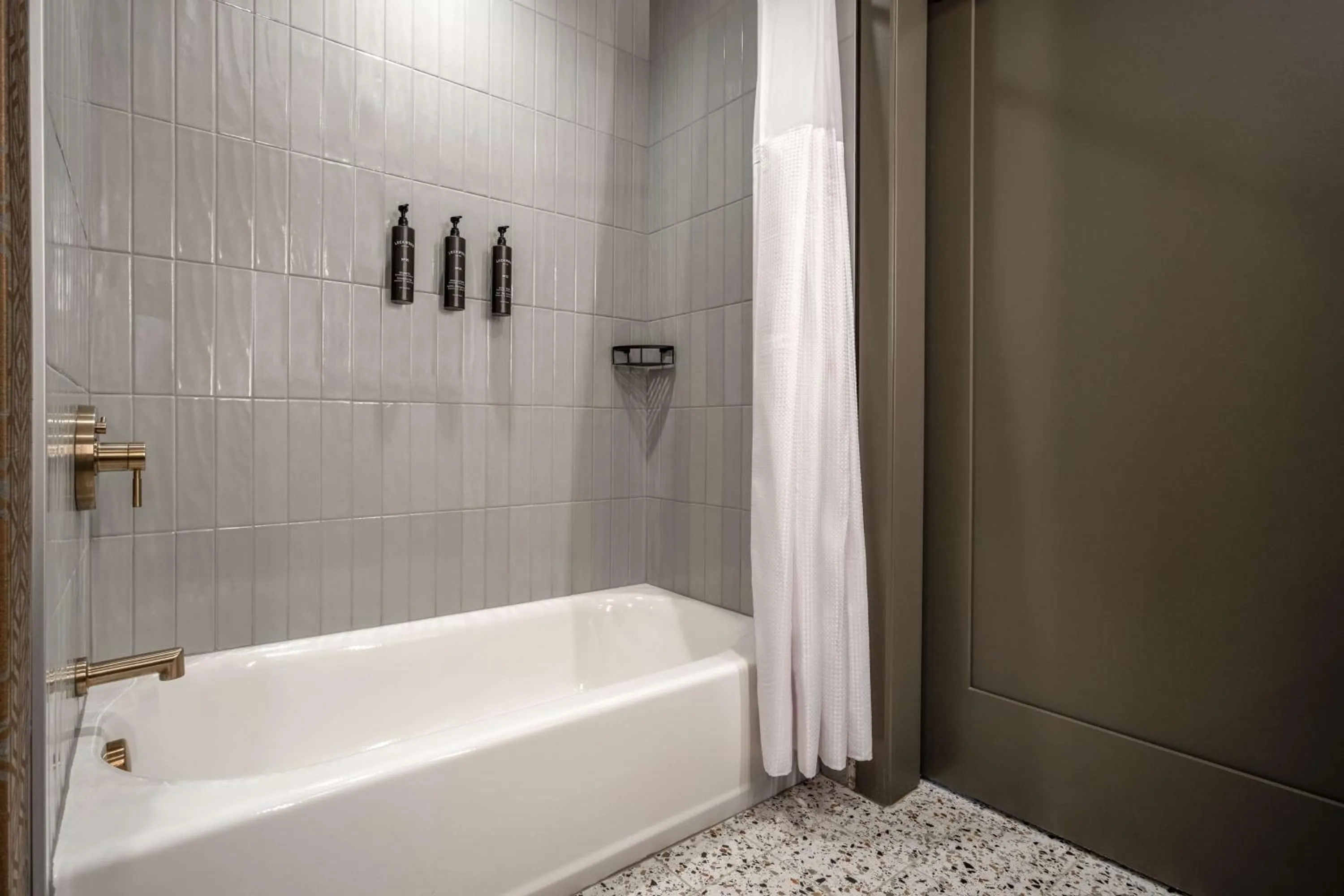 Bathroom in Hotel Nickel Plate Fishers, Tapestry Collection By Hilton