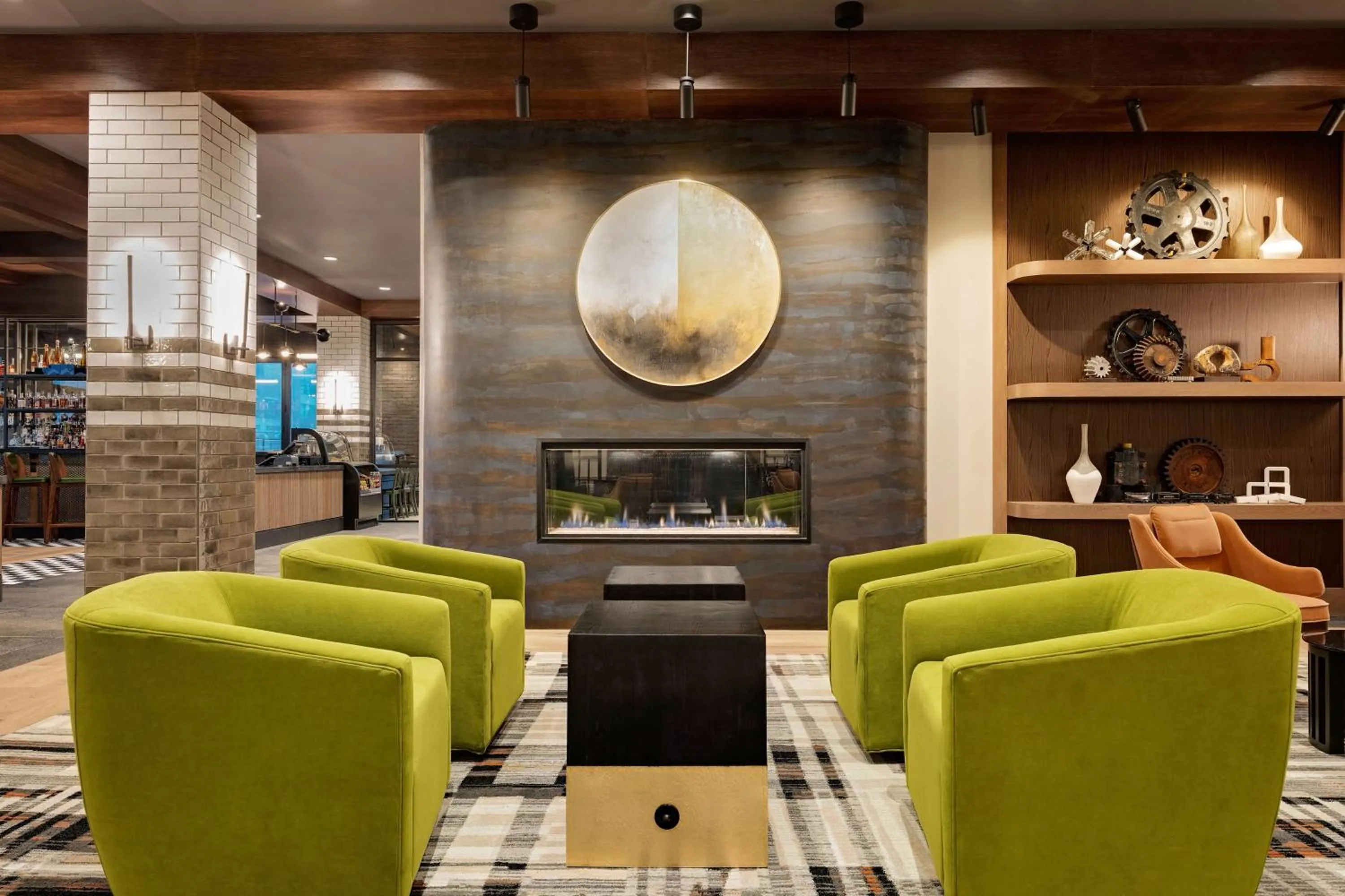 Lobby or reception in Hotel Nickel Plate Fishers, Tapestry Collection By Hilton