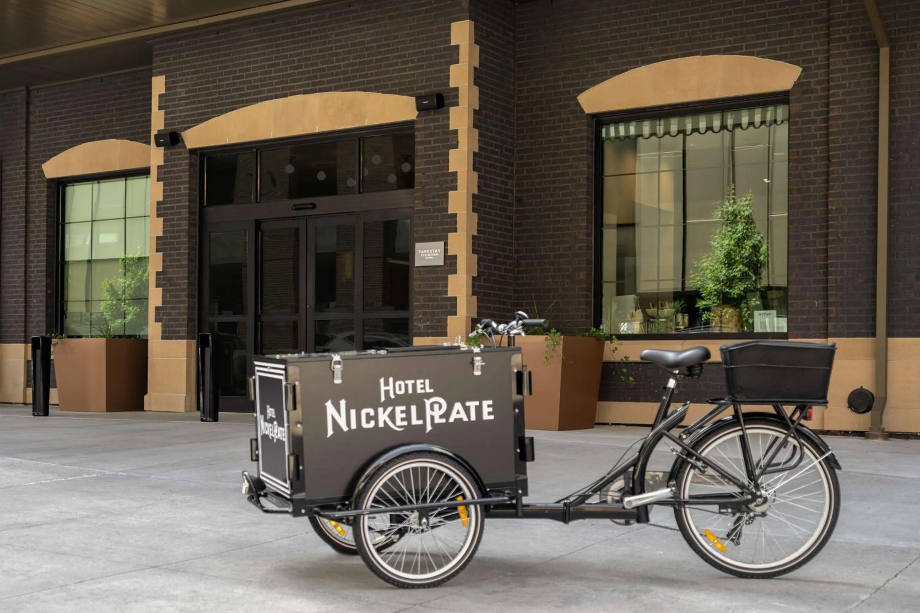 Property building in Hotel Nickel Plate Fishers, Tapestry Collection By Hilton