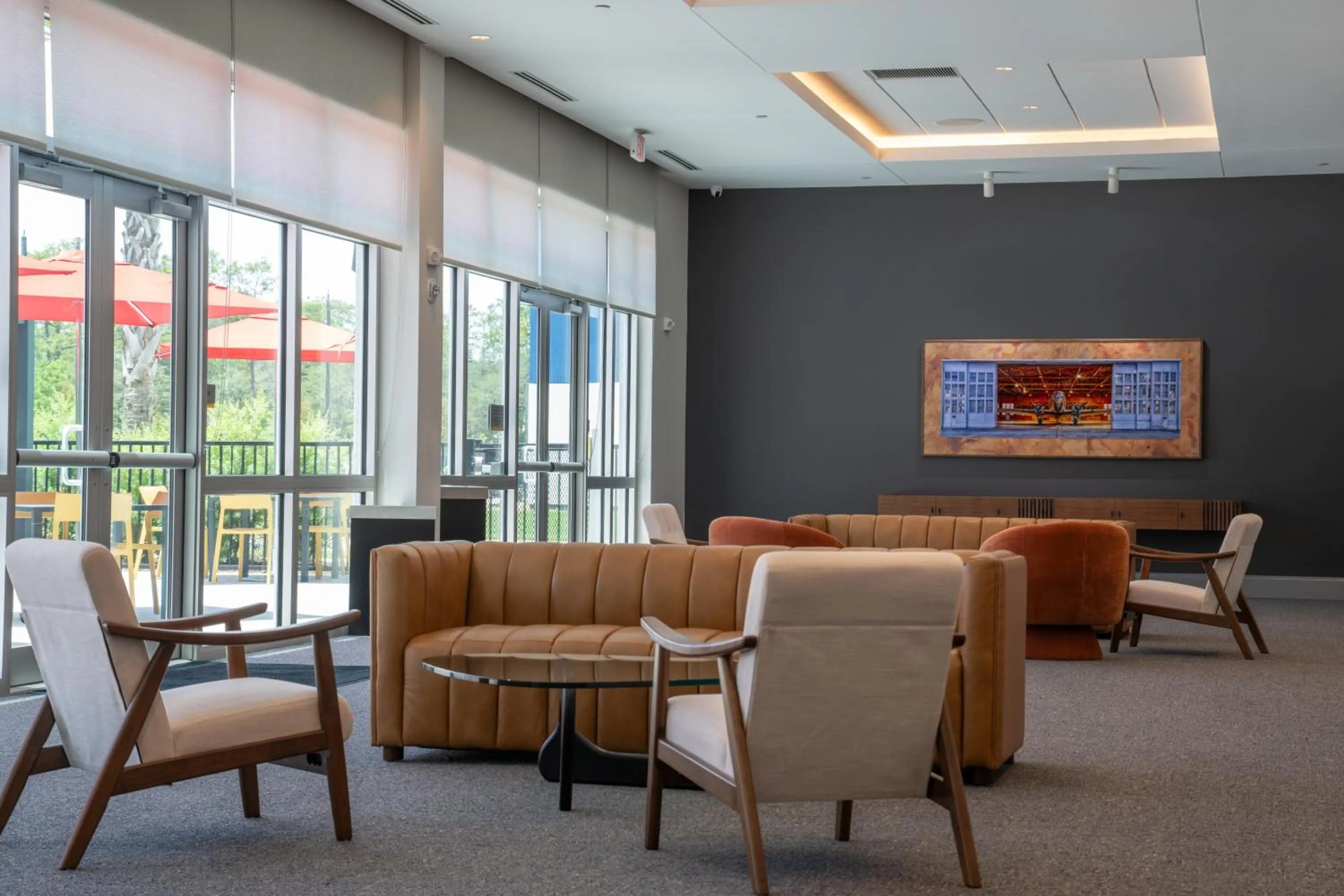 Seating area in Home2 Suites by Hilton Fort Walton Beach Eglin AirForce Base