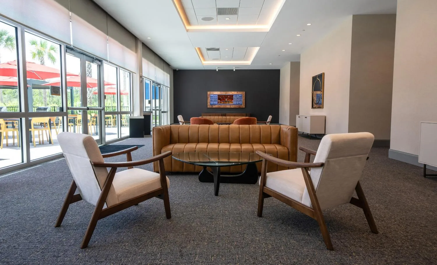 Seating area in Home2 Suites by Hilton Fort Walton Beach Eglin AirForce Base