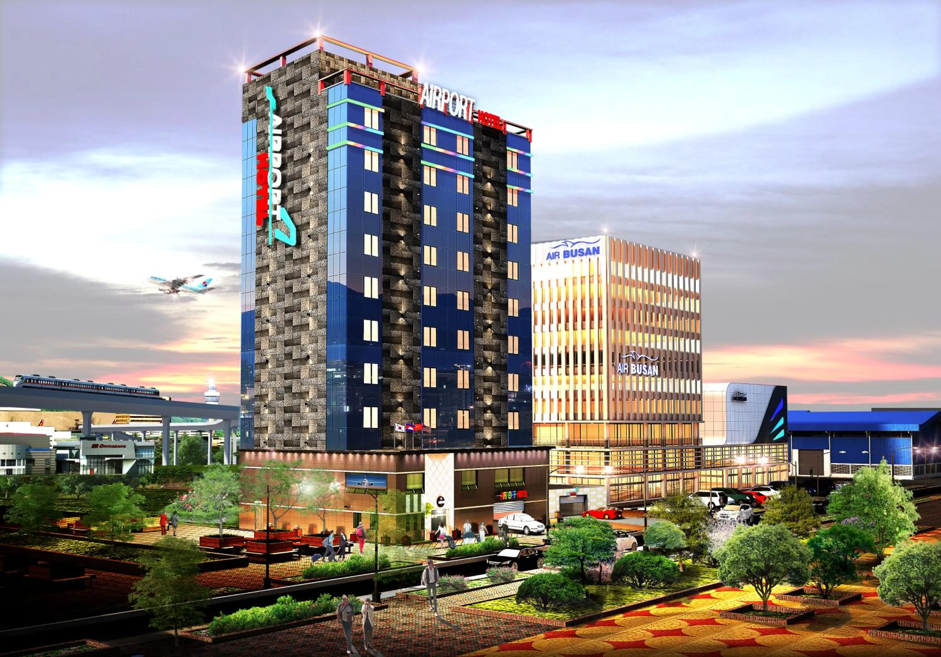 Bird's eye view in Hotel Airport