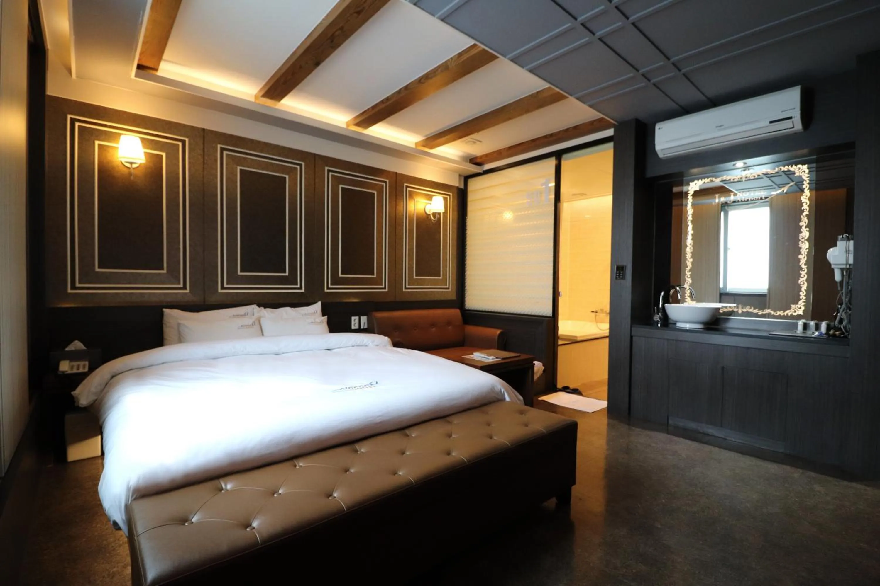 Decorative detail, Bed in Hotel Airport