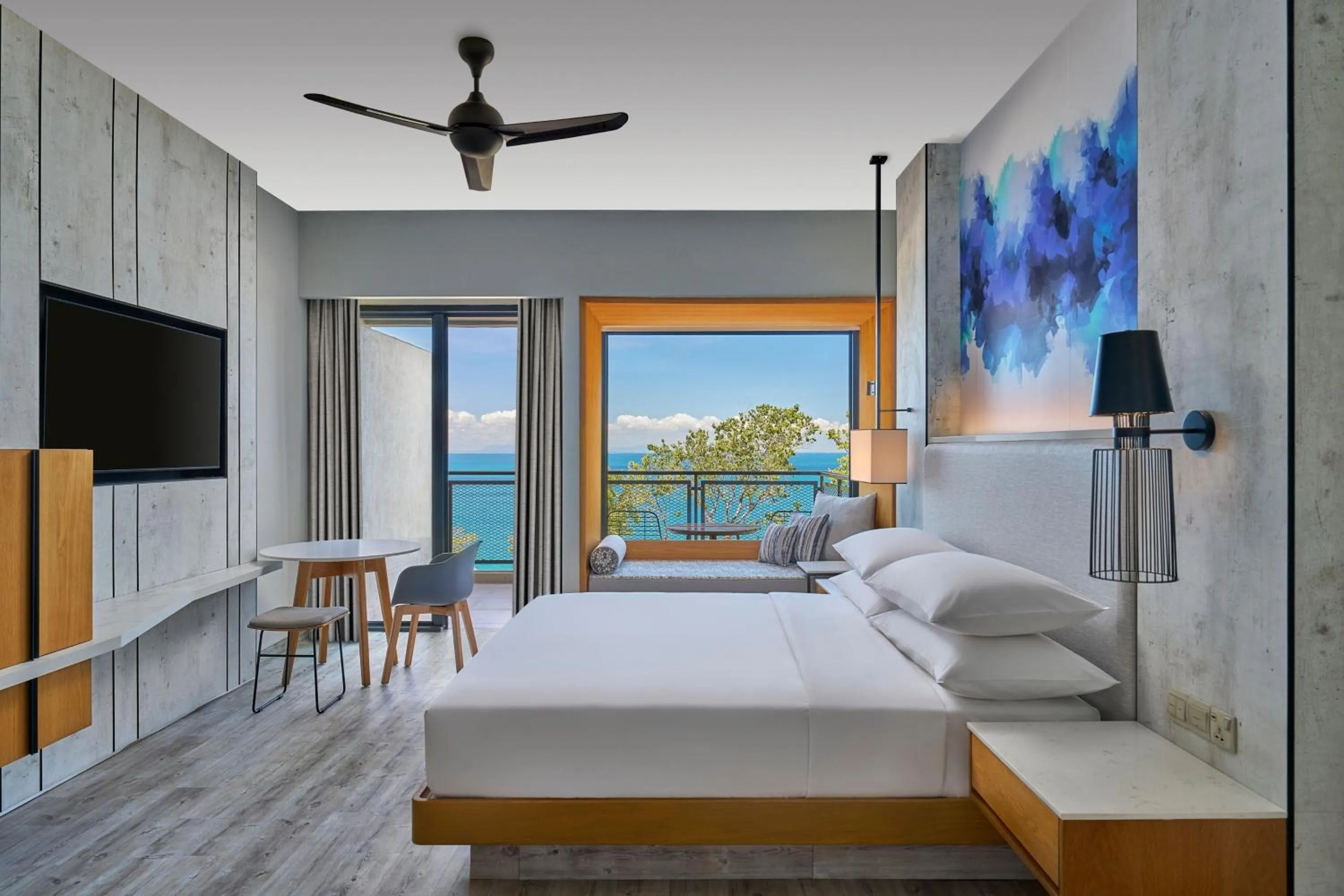 Photo of the whole room, Bed in Perhentian Marriott Resort & Spa