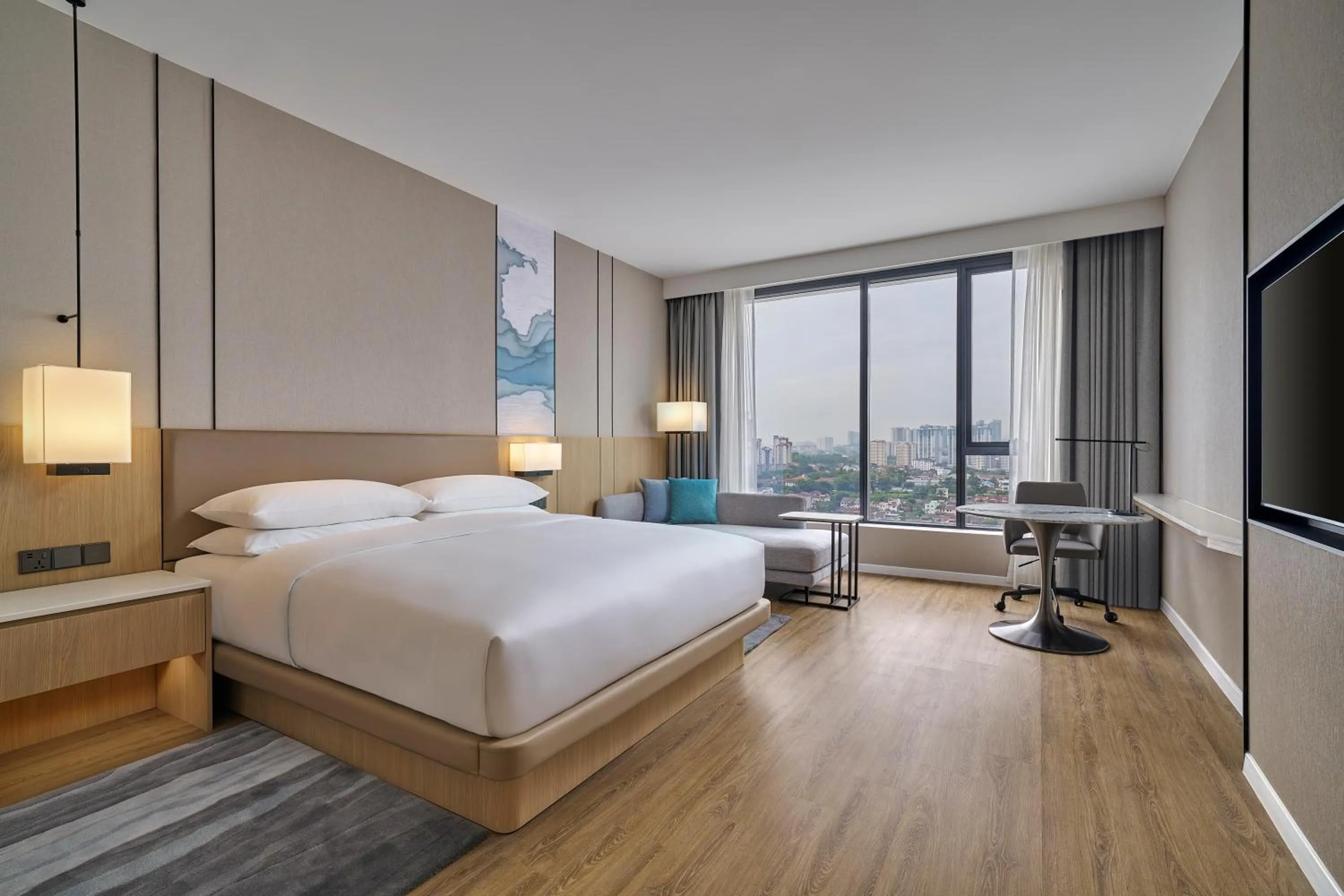 Bedroom, Bed in Courtyard by Marriott Kuala Lumpur South