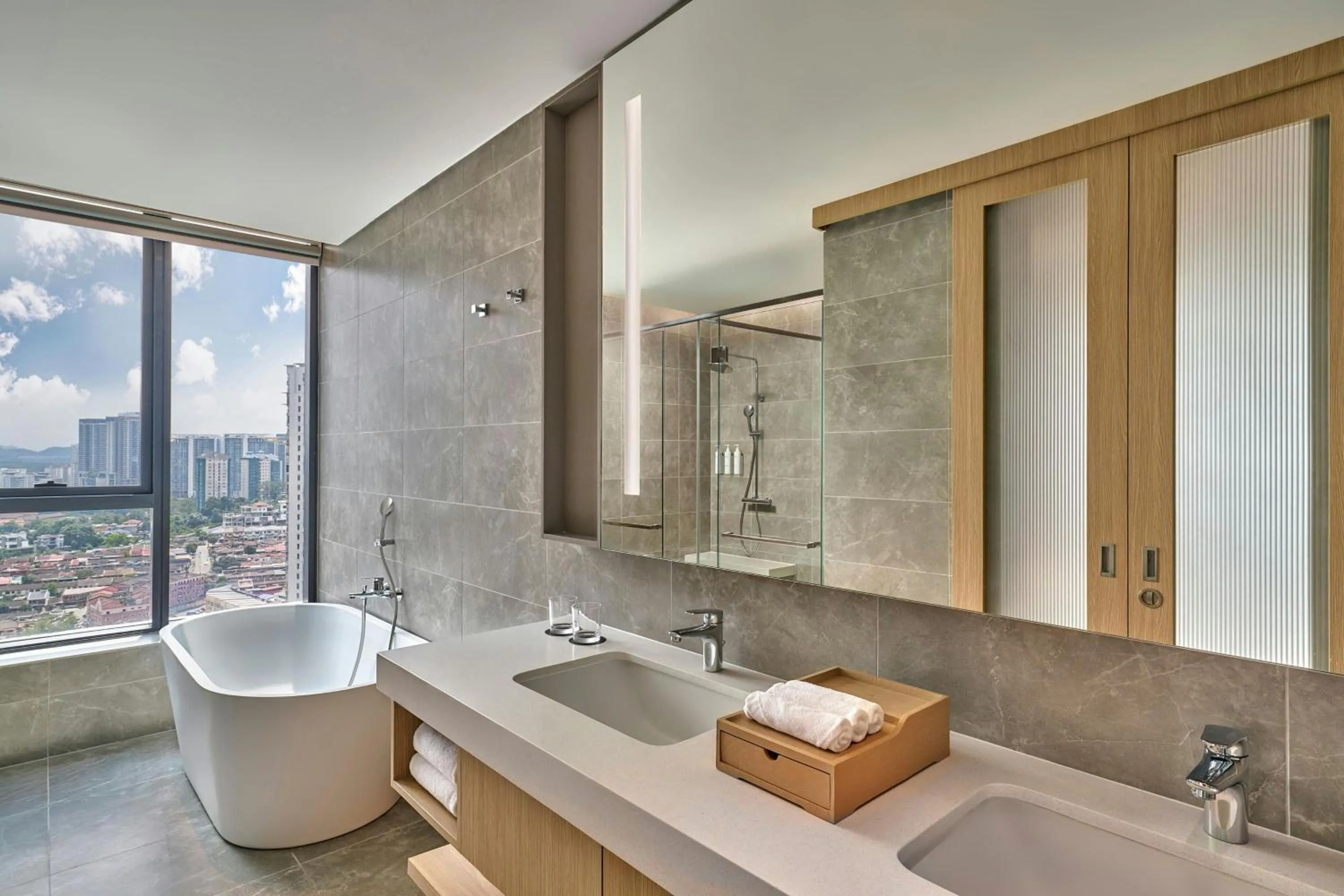 Bathroom in Courtyard by Marriott Kuala Lumpur South