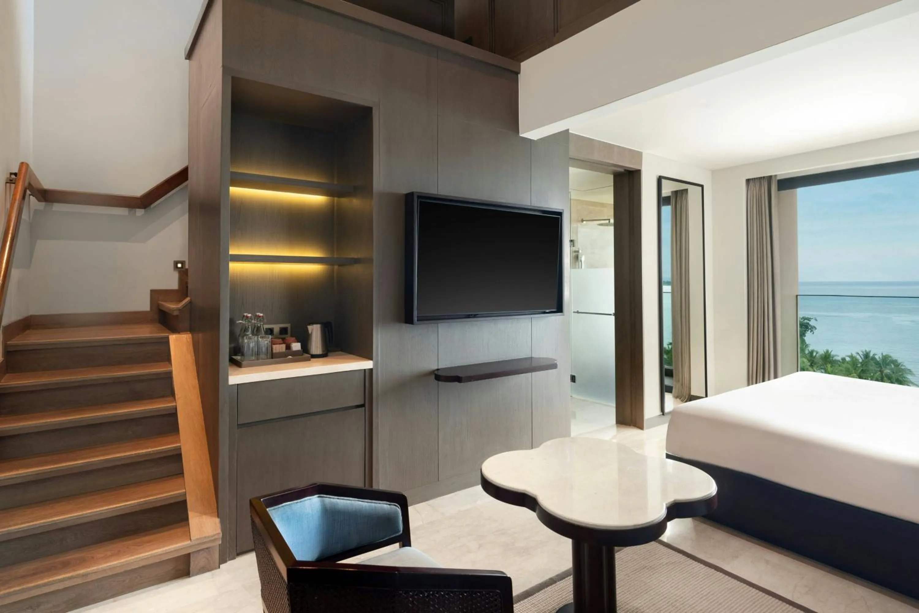 Living room, Bed in Lampung Marriott Resort & Spa