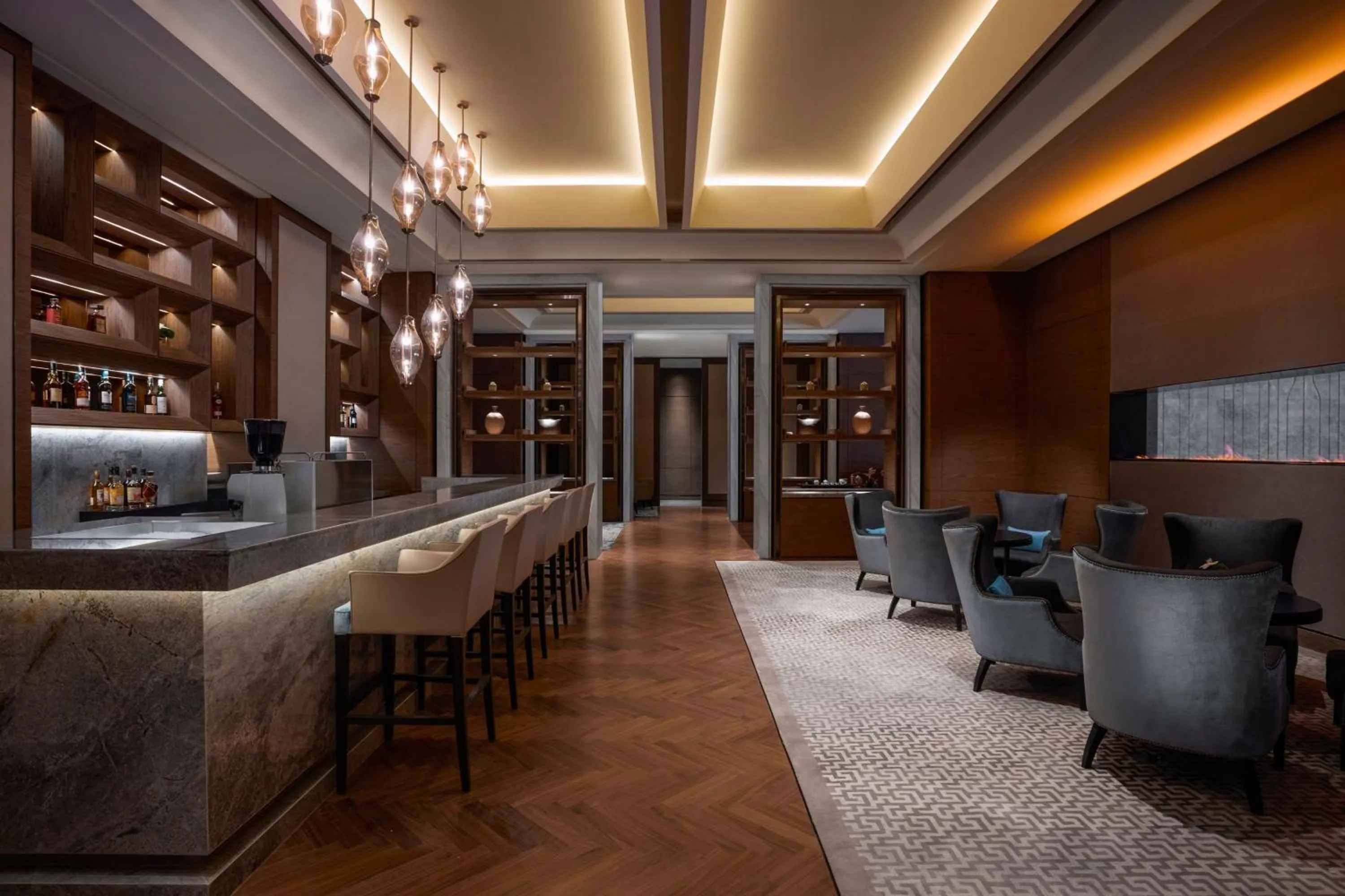 Lobby or reception in JW Marriott Hotel Taiyuan