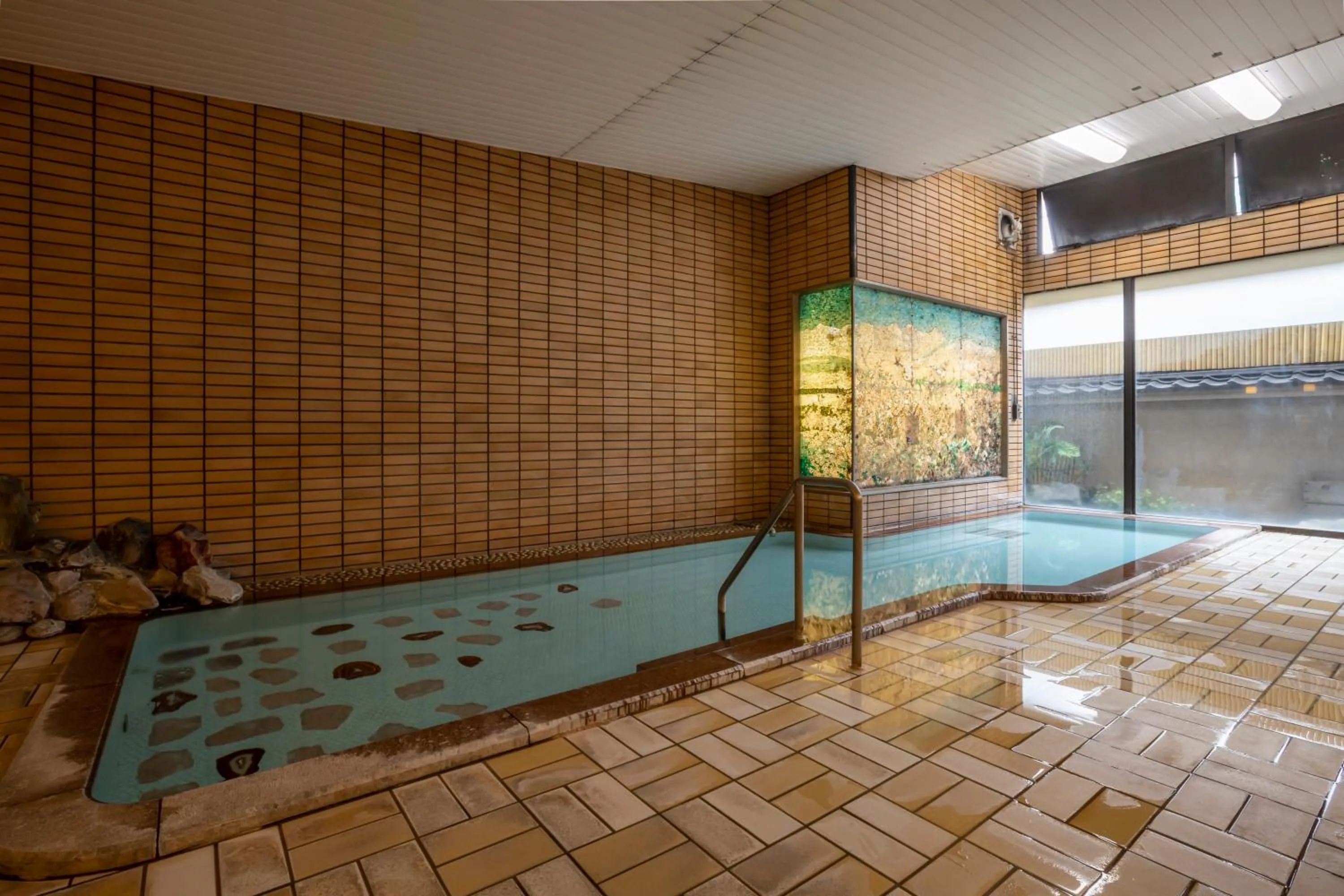 Hot Spring Bath in Isawa Tokiwa Hotel