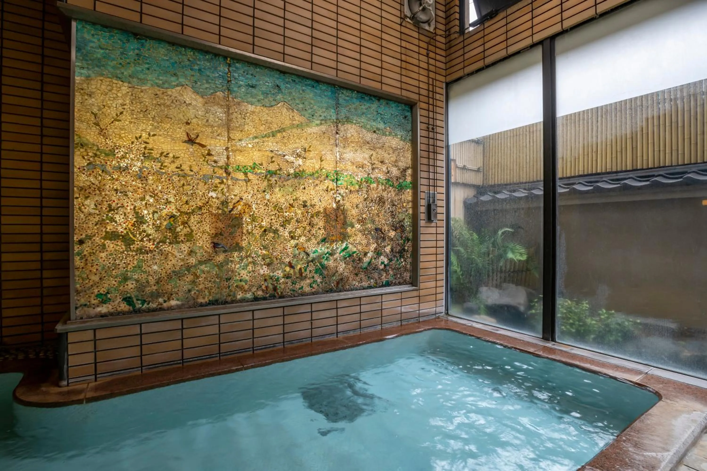 Hot Spring Bath in Isawa Tokiwa Hotel