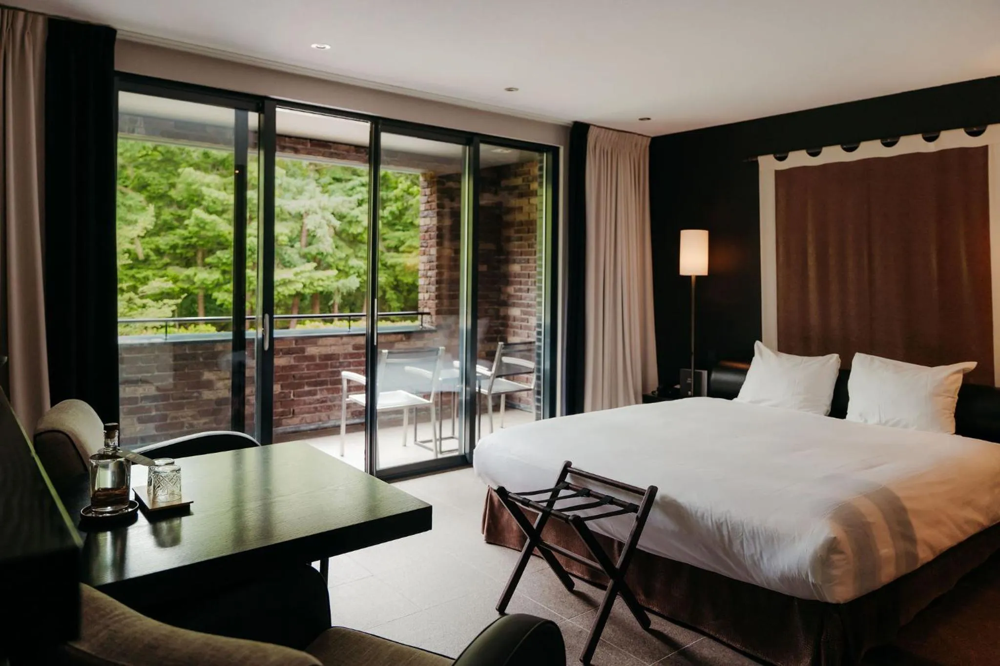 View (from property/room), Bed in Hotel Gastronomique de Echoput