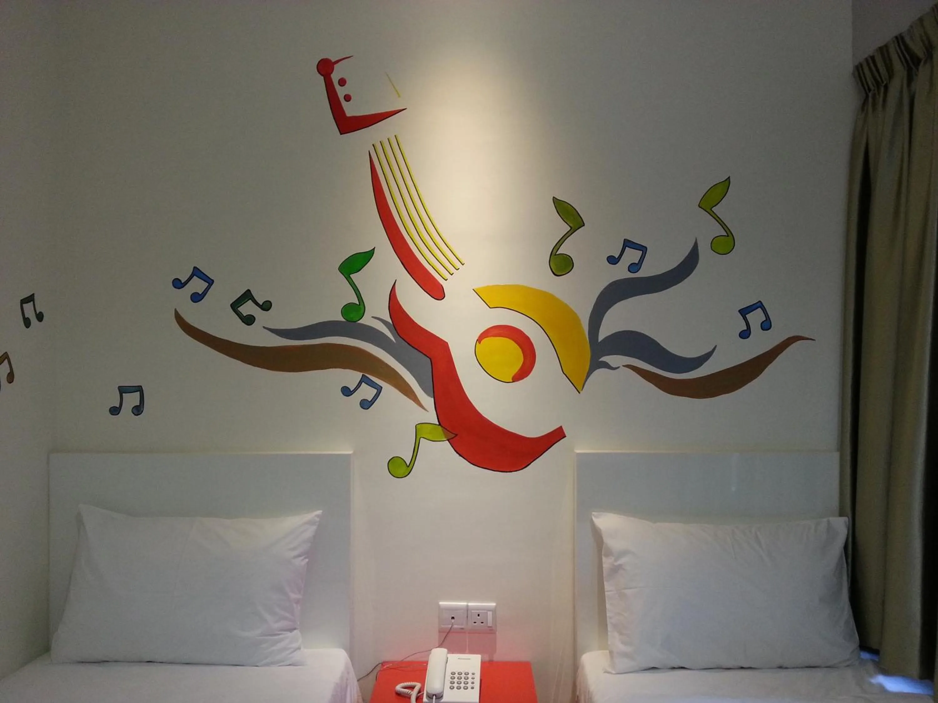 Bedroom, Bed in Hotel Strawberry Fields